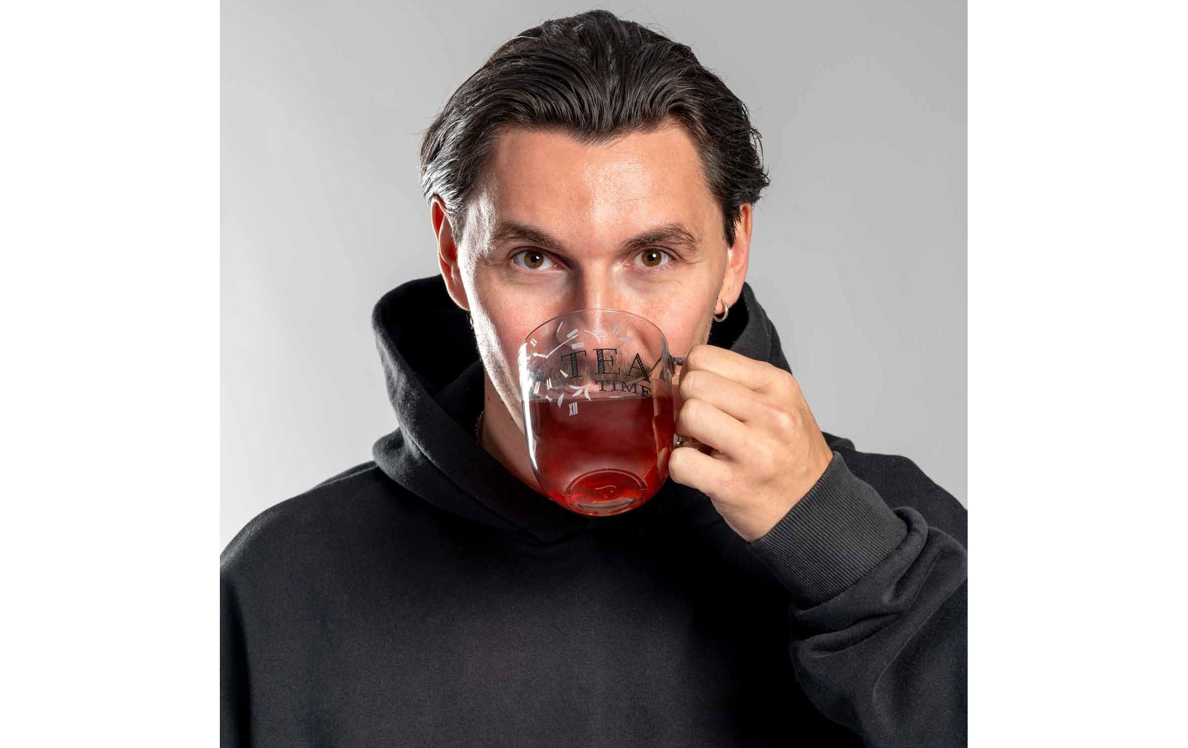 LEONARDO Tasse »Ufficio Tee Time 400 ml, 4 Stück, Transparent«, (1 tlg.)