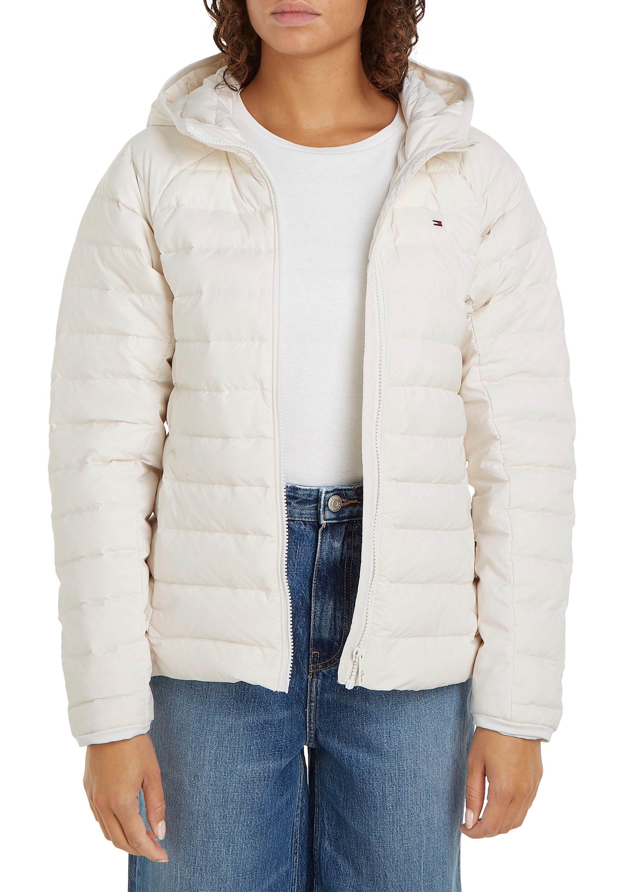 Tommy Hilfiger Steppjacke »SPORTY LW DOWN JACKET«, mit Kapuze, mit leichter Wattierung