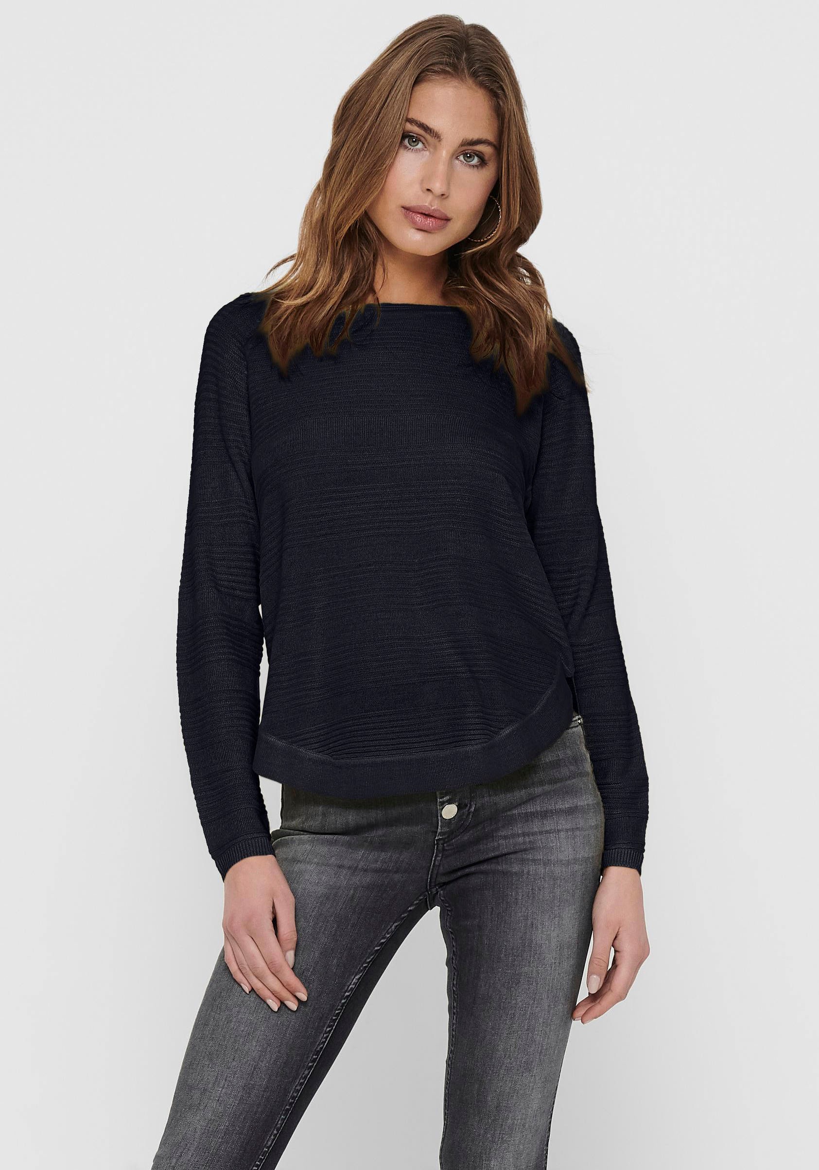 ONLY Rundhalspullover »ONLCAVIAR L/S PULLOVER KNT«