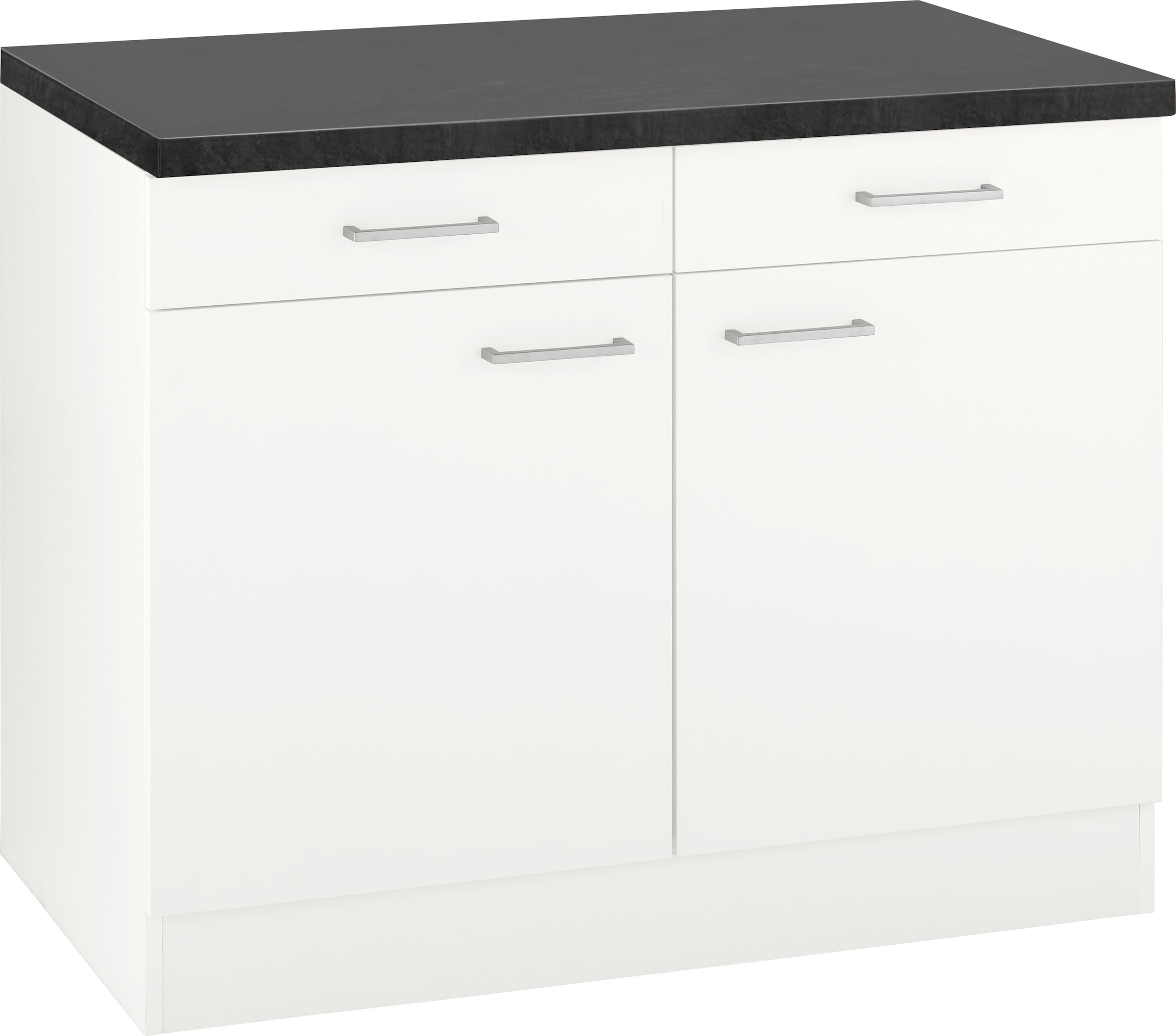 im mit cm, ❤ Türen 38 Arbeitsplatte Schubkästen, Unterschrank Jelmoli-Online 2 100 Shop 2 und entdecken mm Breite OPTIFIT »Iver«,