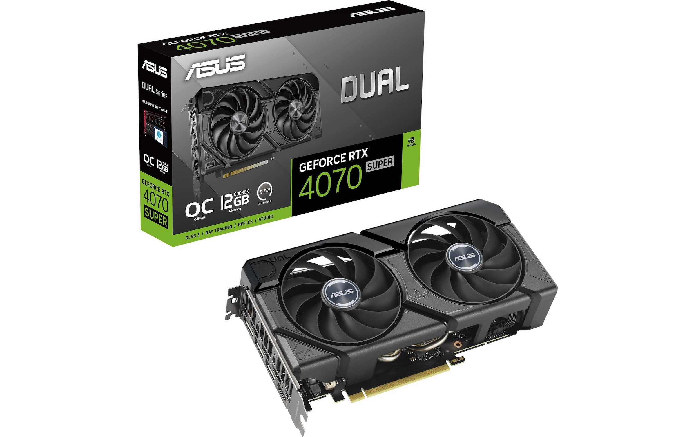 Grafikkarte »Dual GeForce RTX 4070 SUPER EVO OC Edition 12 GB«, 12 GB, GDDR6X