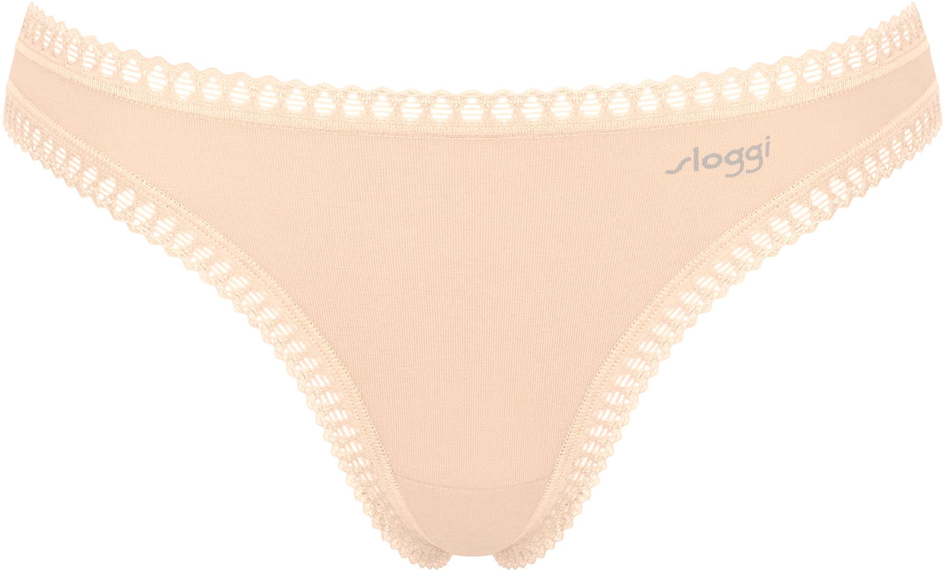 sloggi String »GO Crush«, (3er Pack), mit Spitzendetails, uni, gemustert