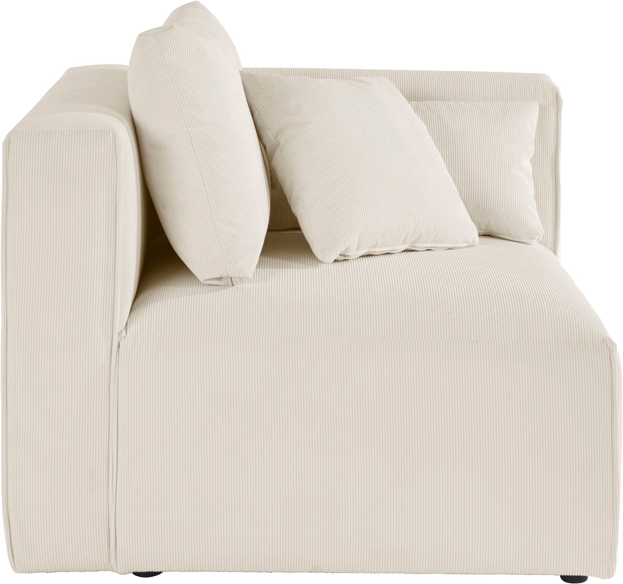 Home affaire Sofa-Eckelement »Comfine«, Modul-Ecke zur indiviuellen Zusammenstellung, in 3 Bezugsvarianten
