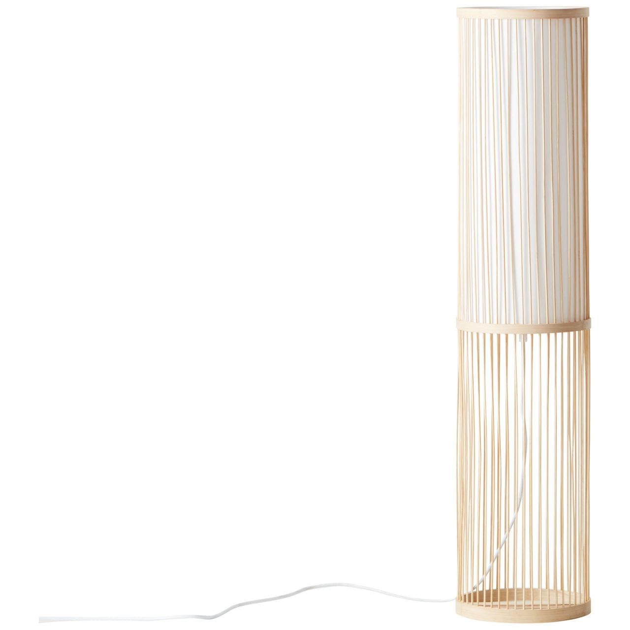 Brilliant Stehlampe »Nori« E27 1 Stk. Stehlampe 1flg natur/weiss