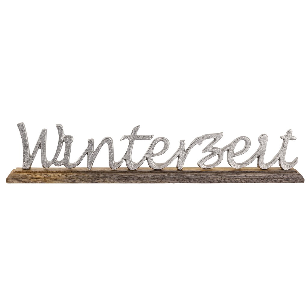 my home Deko-Schriftzug »Winterzeit«