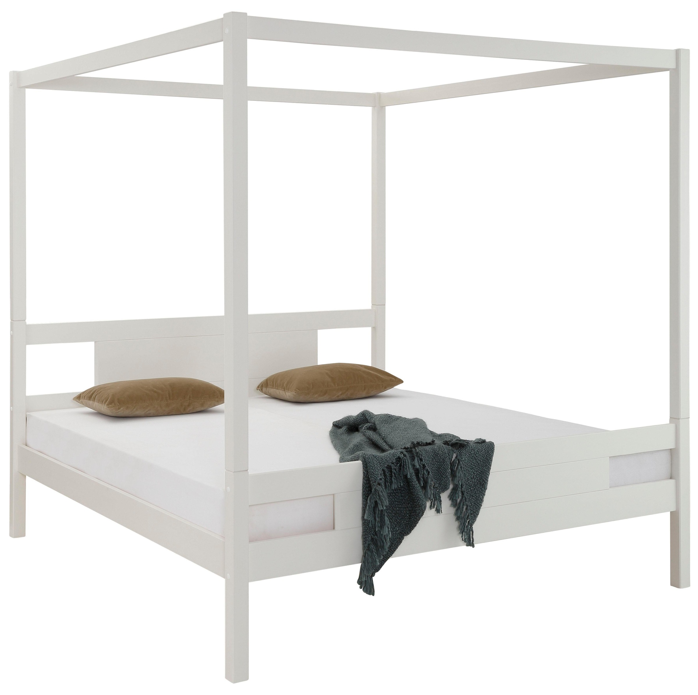 OTTO home Massivholzbett ""KYOTO" Himmelbett" hohe Belastbarkeit bis 180 kg, aus zertifiziertem Massivholz