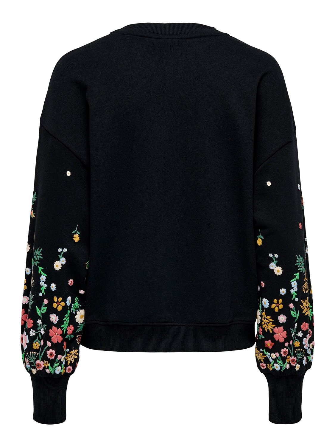 ONLY Sweatshirt »ONLBROOKE L/S O-NECK FLOWER SWT«