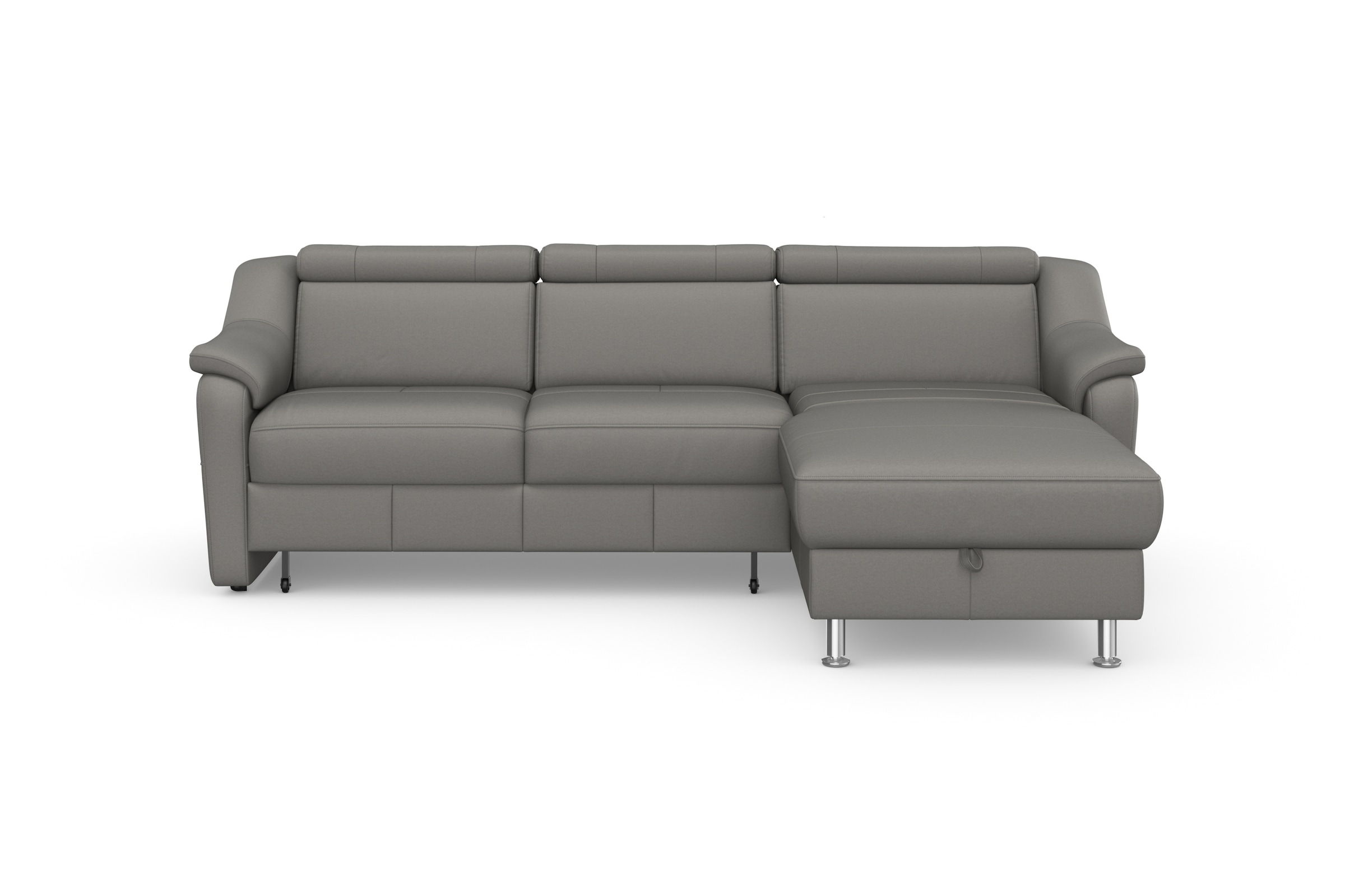 sit&more Ecksofa "Freetown L-Form" inklusive Kopfteilverstellung und komfortablem Federkern