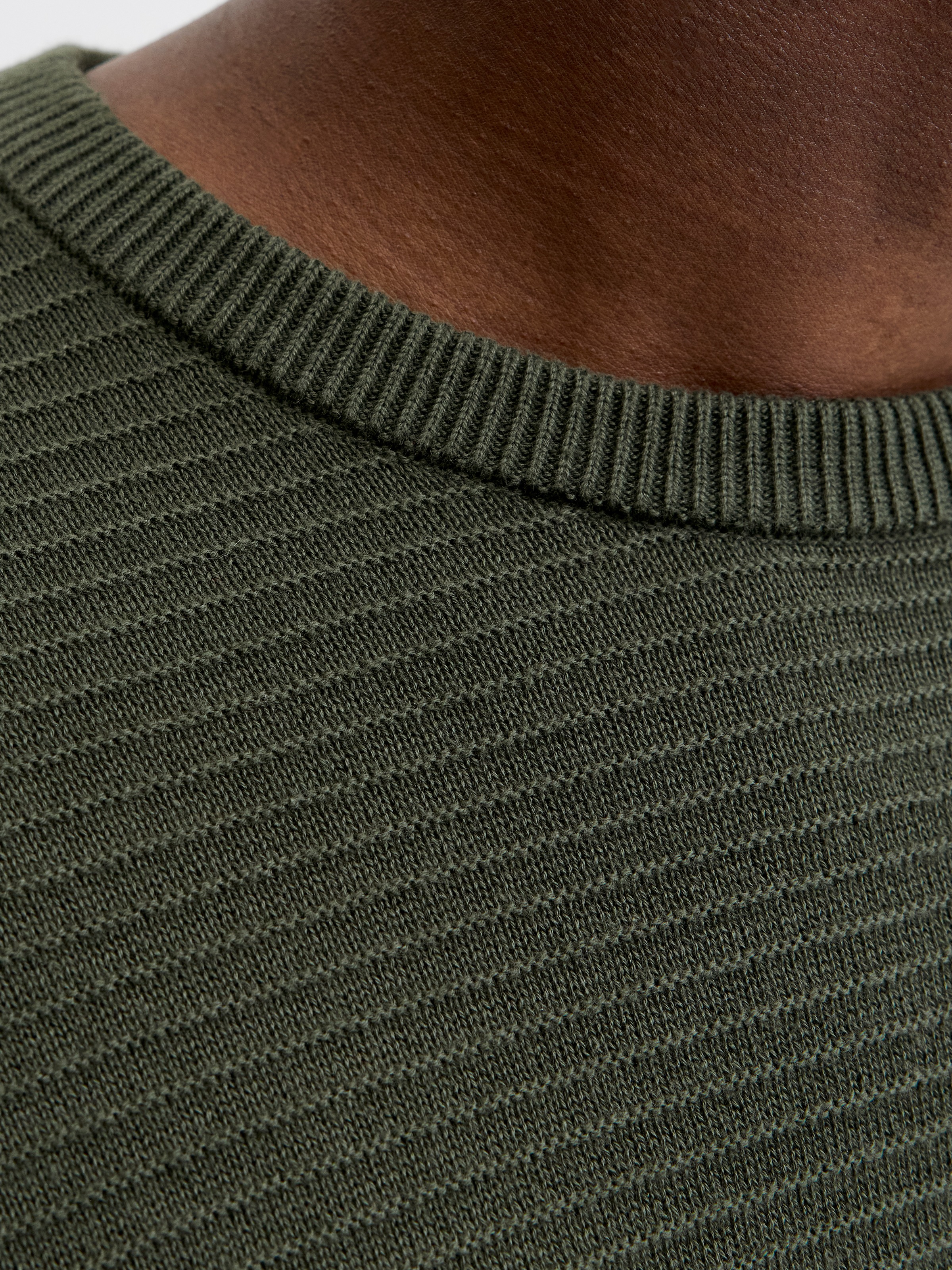 Jack & Jones Rundhalspullover »JJOTTO KNIT CREW NECK AW25«