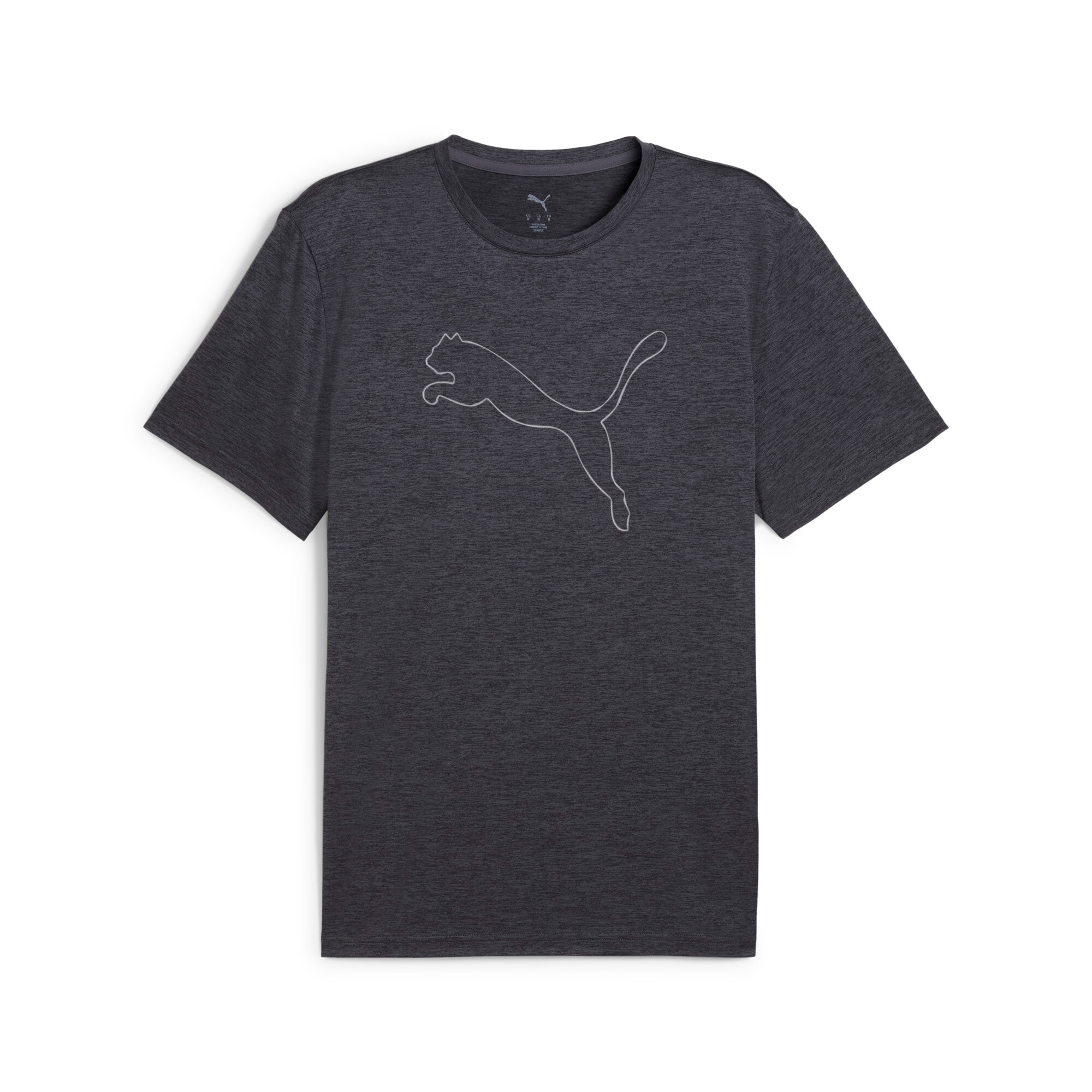 PUMA Trainingsshirt »M TAD ESSENTIAL HEATHER CAT TEE (CF LARGE CAT)« Regular Fit, DryCELL Technologie, atmungsaktiv, schnell trocknend