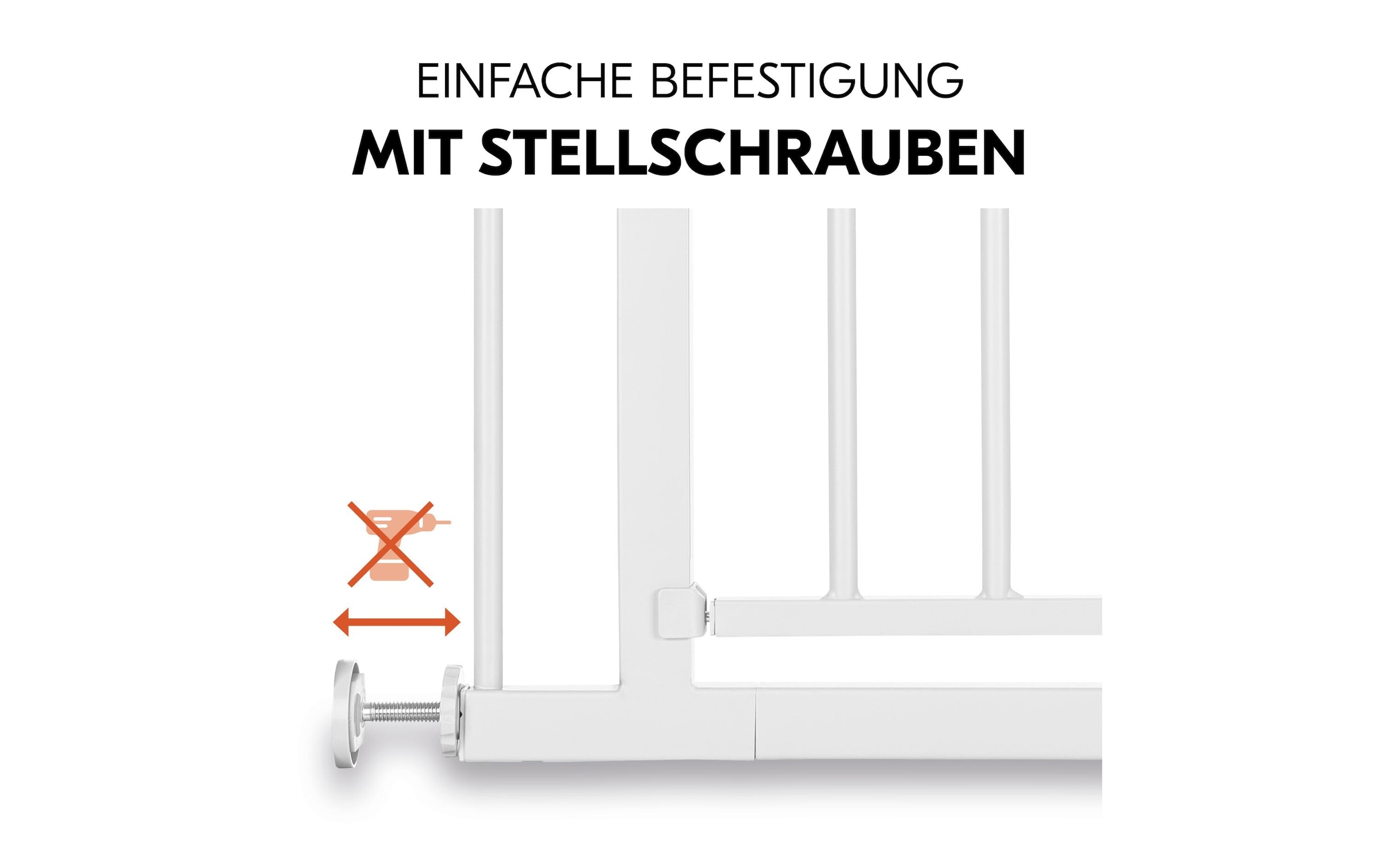Hauck Türschutzgitter »Open N Stop 2 75 cm - 80 cm«, (1 St.)