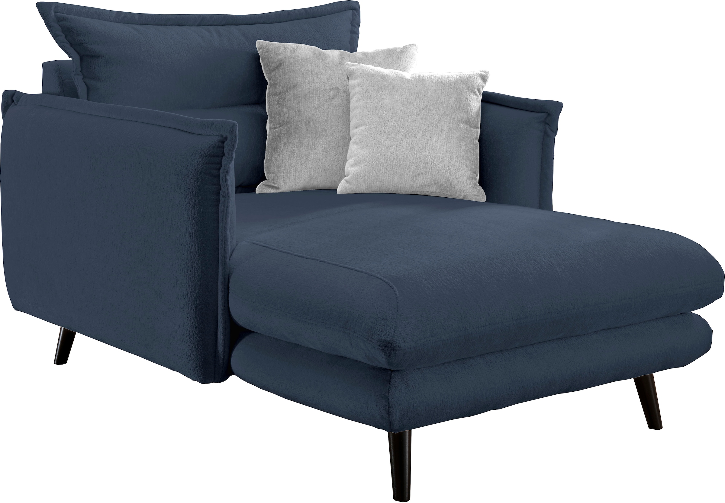 INOSIGN Loveseat »Lazio«, moderner Sessel mit einer bequemen Polsterung, 2 Stk. Zierkissen