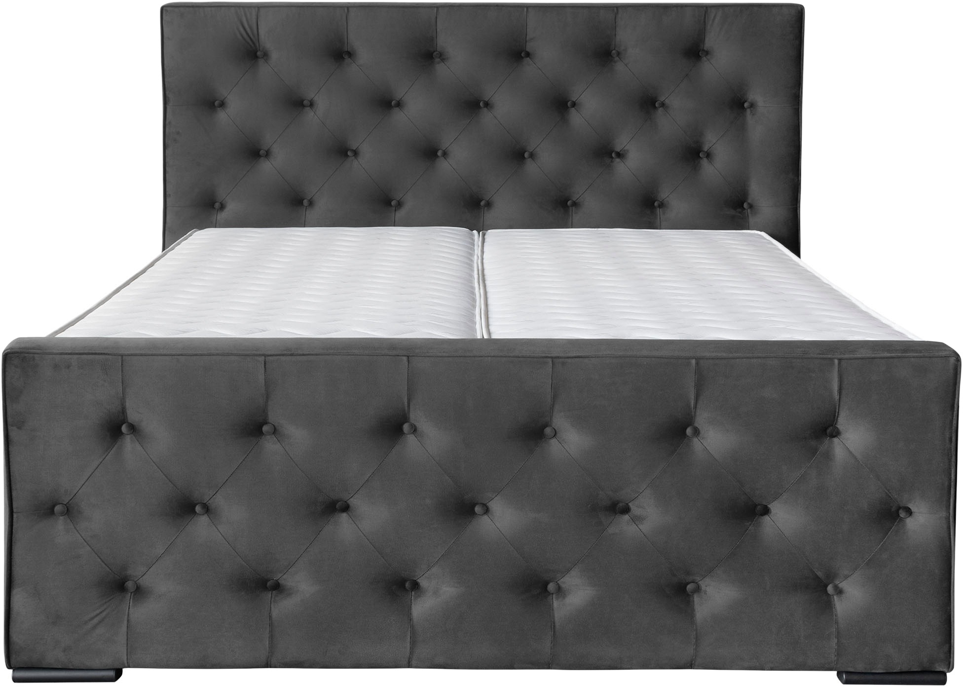COLLECTION AB Boxspringbett »Florence inkl. Kingsize (28 cm) Matratze (H3) mit integriertem Topper«, inkl. Bettkasten, erhältlich in der Breite 180 cm
