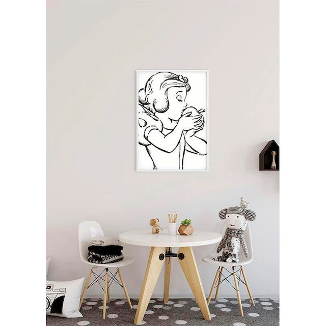 ✵ Komar Poster »Snow White Apple Bite - white«, Disney, (1 St.),  Kinderzimmer, Schlafzimmer, Wohnzimmer günstig kaufen | Jelmoli-Versand