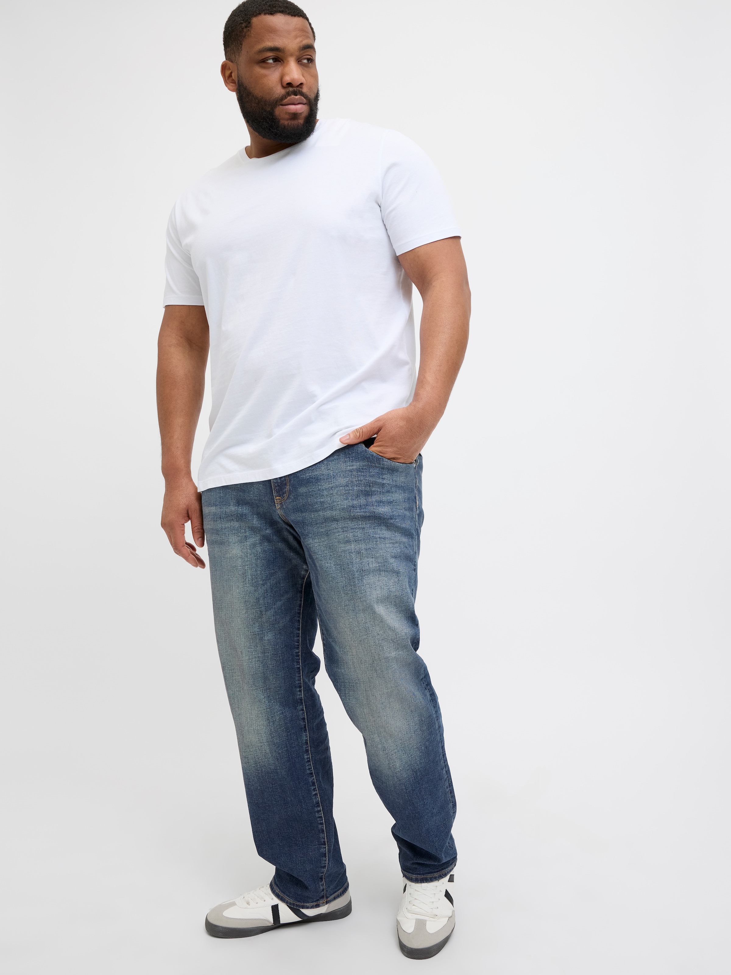 Jack & Jones PlusSize Comfort-fit-Jeans »JJIMIKE JJFOX CB 082 PLS«