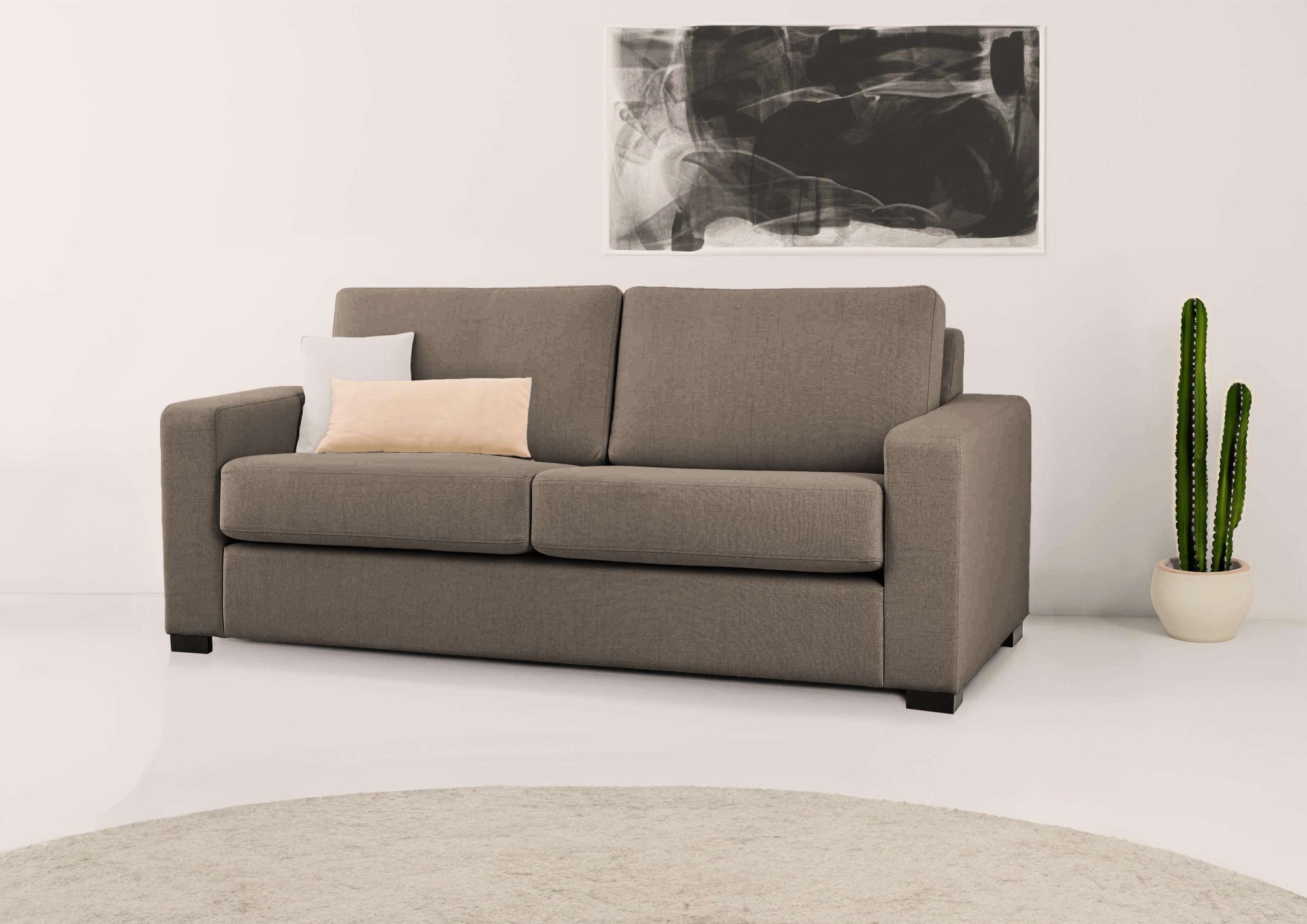 Home affaire 2-Sitzer »Branwell«, Breite 175 cm, Struktur fein, mit Wellenunterfederung