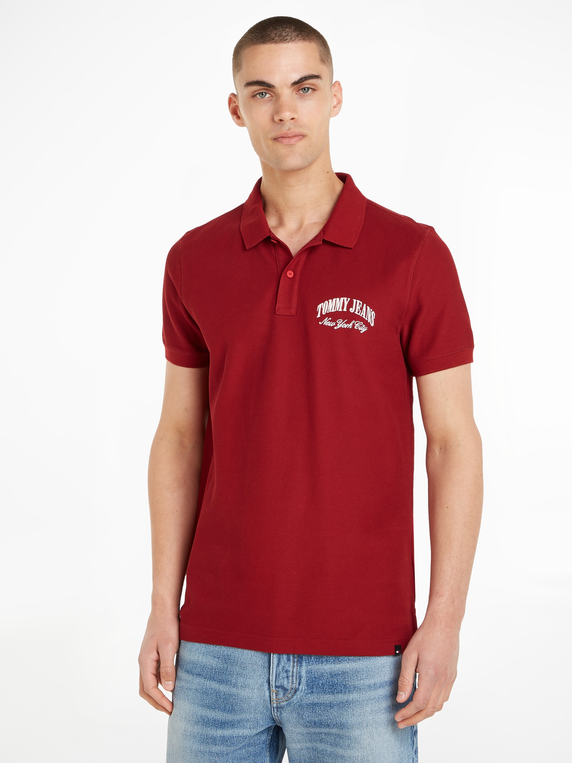 Tommy Jeans Poloshirt »TJM REG TONAL GRAPHIC POLO«, mit Polokragen