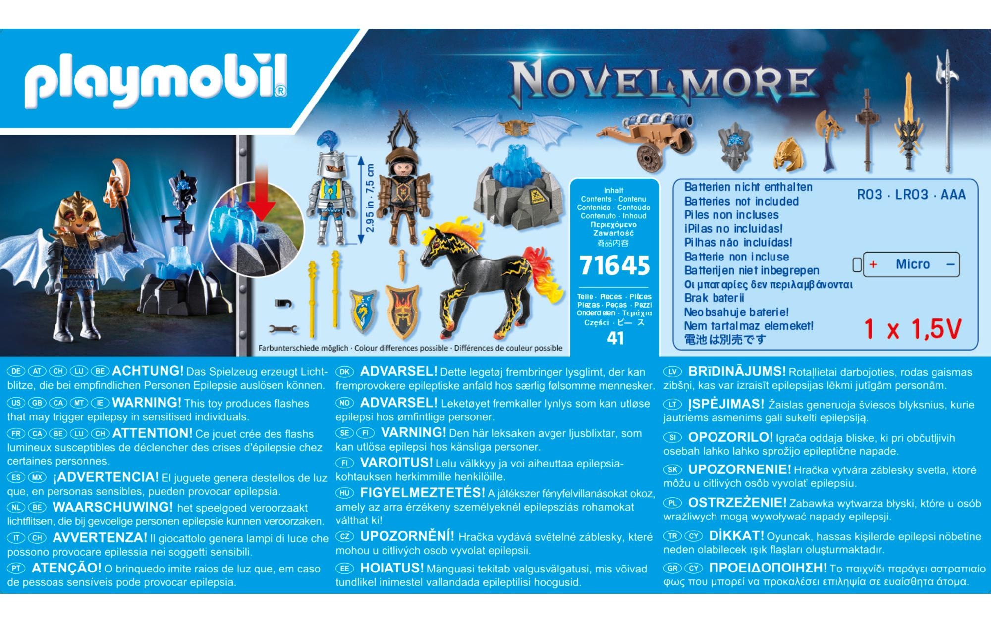 Playmobil® Spielbausteine »Novelmore Bewachung der Rüstung 71645«, (41 St.)