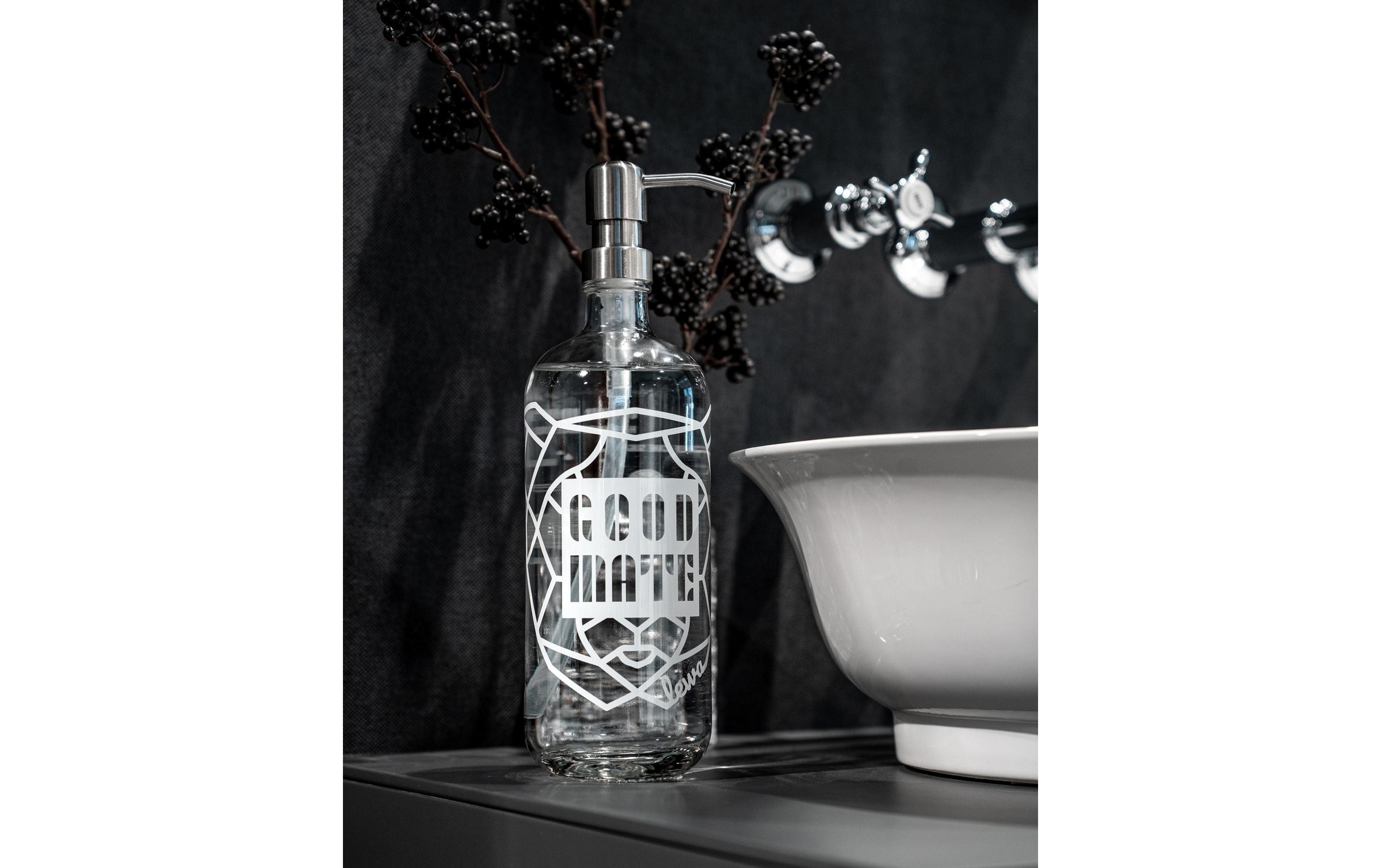 Seifenspender "Pumphead Silber"