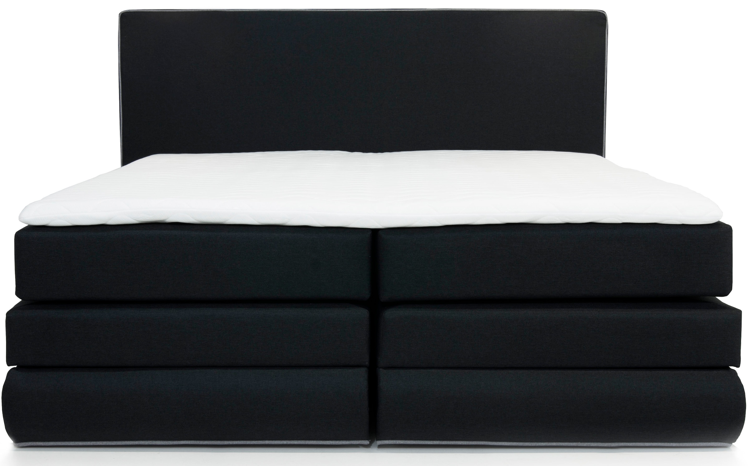 COLLECTION AB Boxspringbett »Ninoni«, inkl. Bettkasten, Topper und wahlweise mit LED-Beleuchtung, Liegefläche 180 x 200 cm