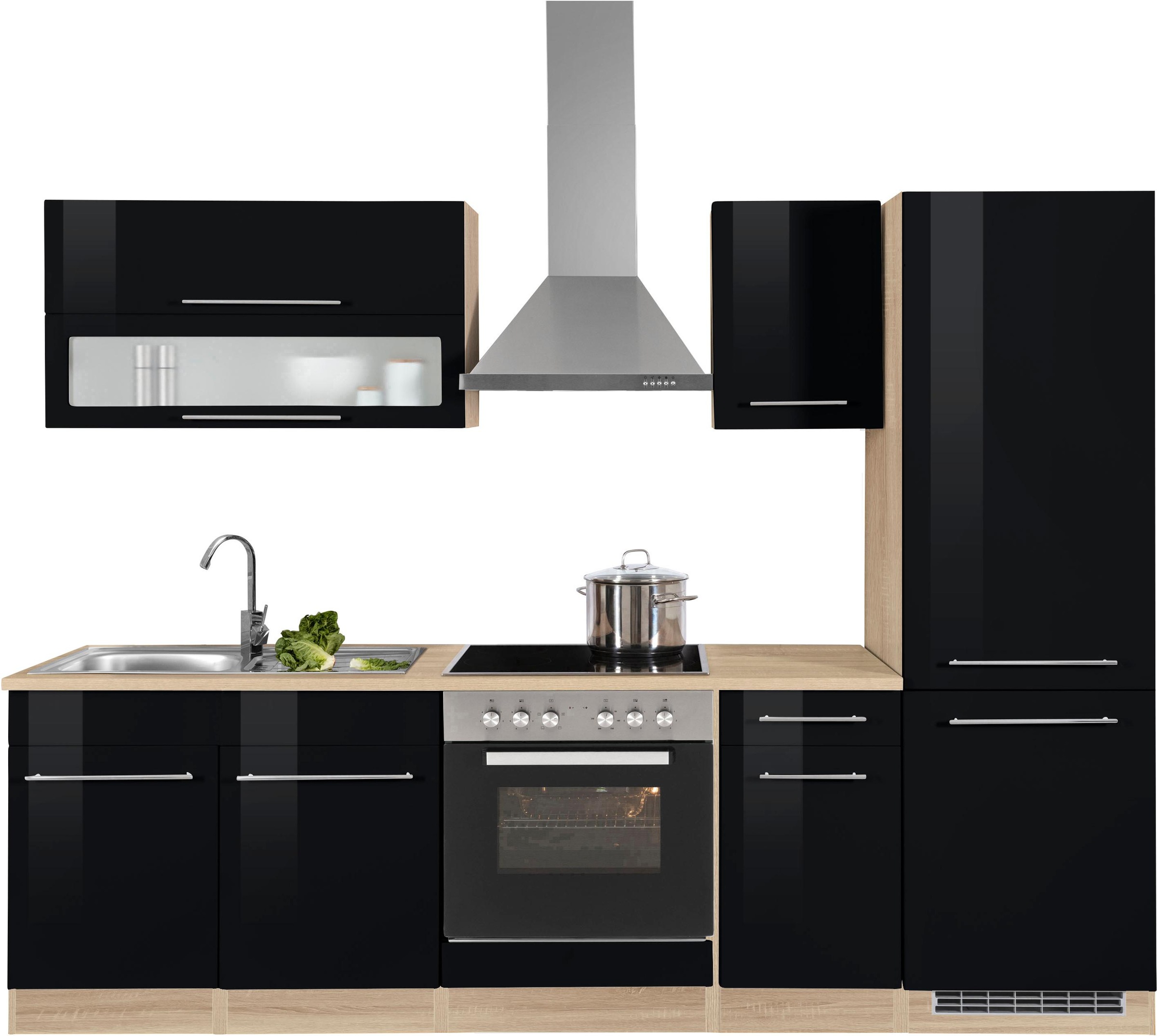 KOCHSTATION Küchenzeile "KS-Eton" ohne E-Geräte, Breite 270 cm