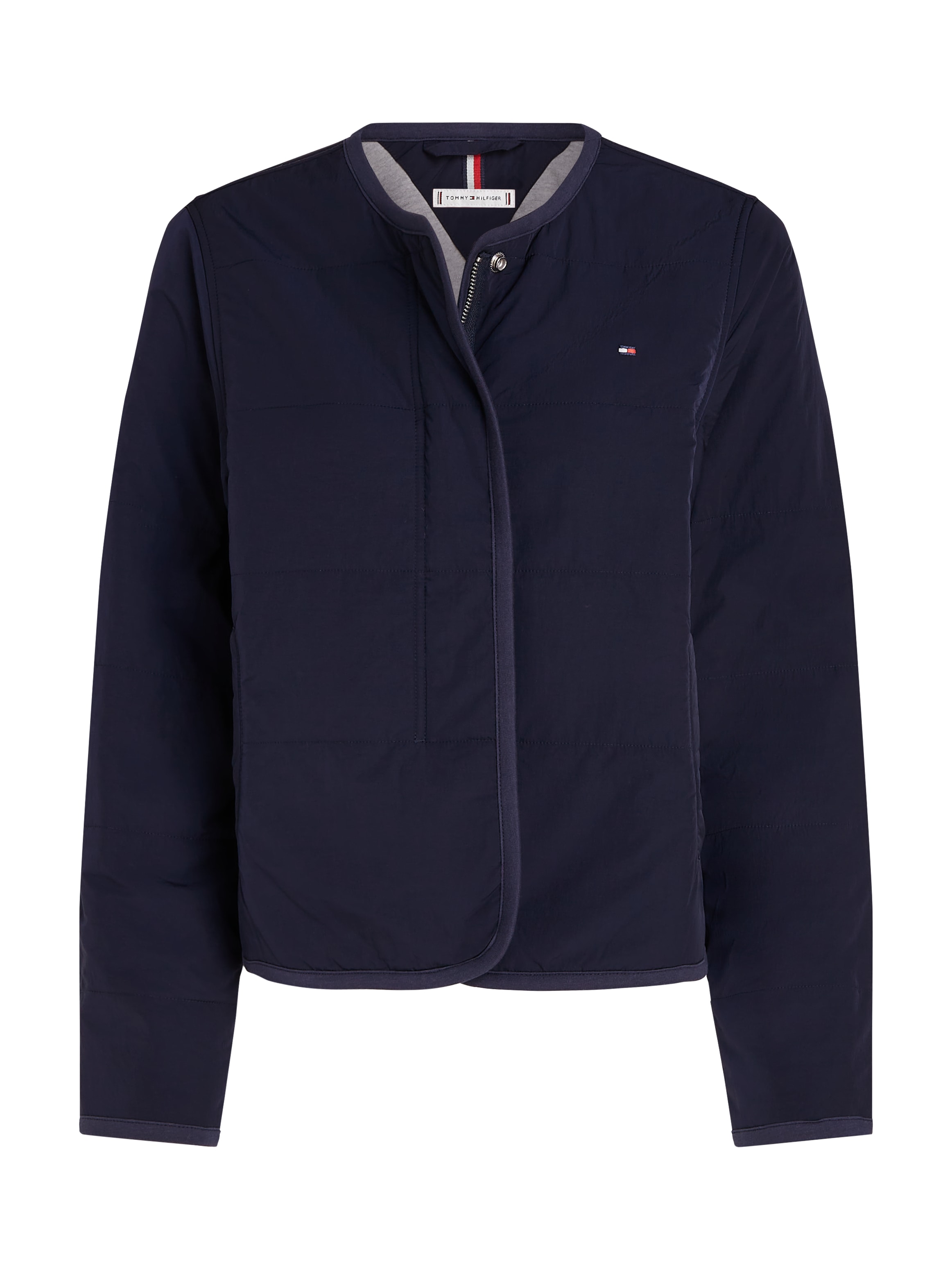 Tommy Hilfiger Steppjacke »JERSEY LINED JACKET«, mit Tommy Jeans Logo-Flag