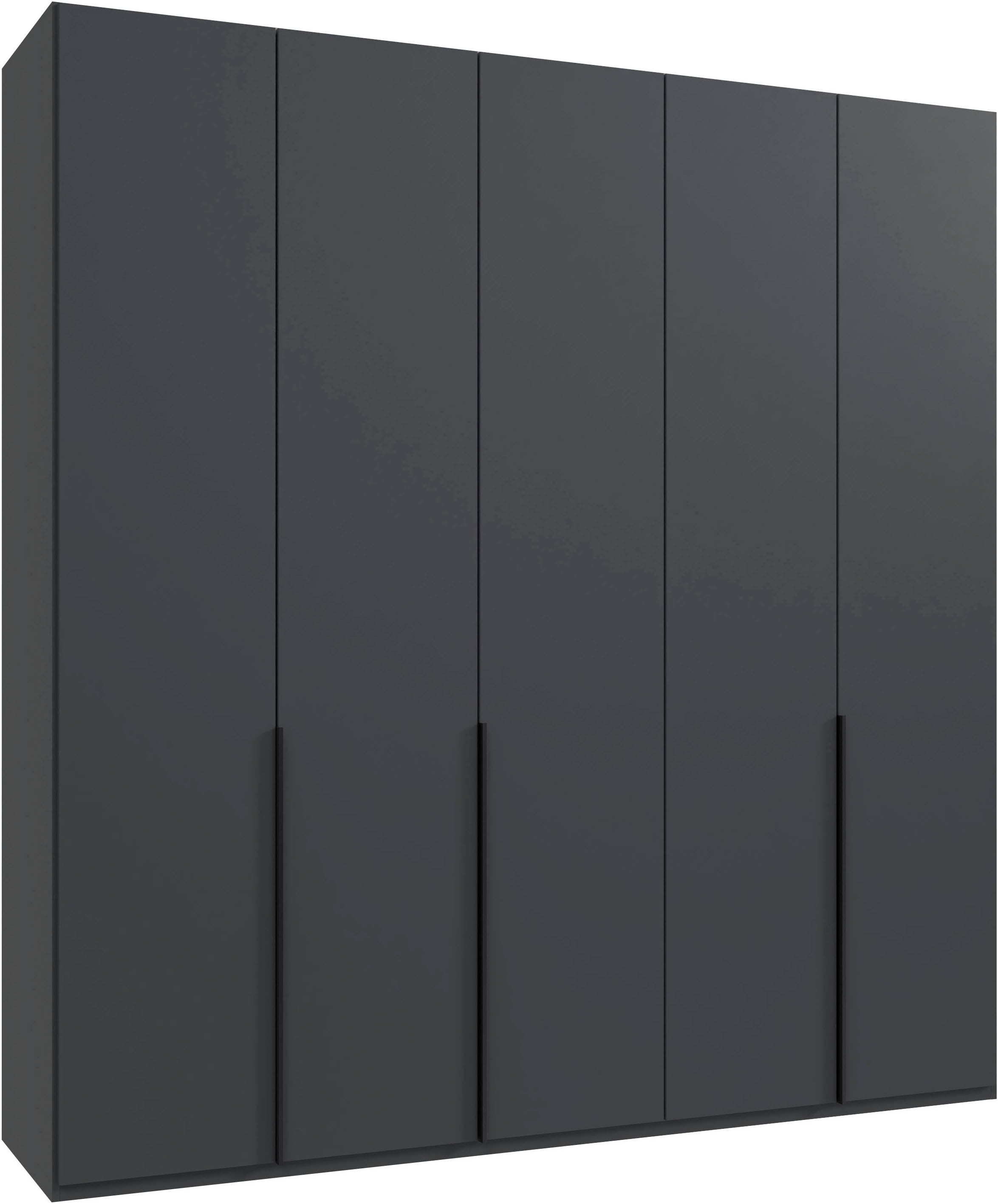 Wimex Kleiderschrank "Mugano,in 5 Breiten,2 Höhen,2 Tiefen, viele Farben, Made in Germany" in Basic oder Premium Ausstattung, mit langen Griffen aus Metall, mit oder ohne Spiegel