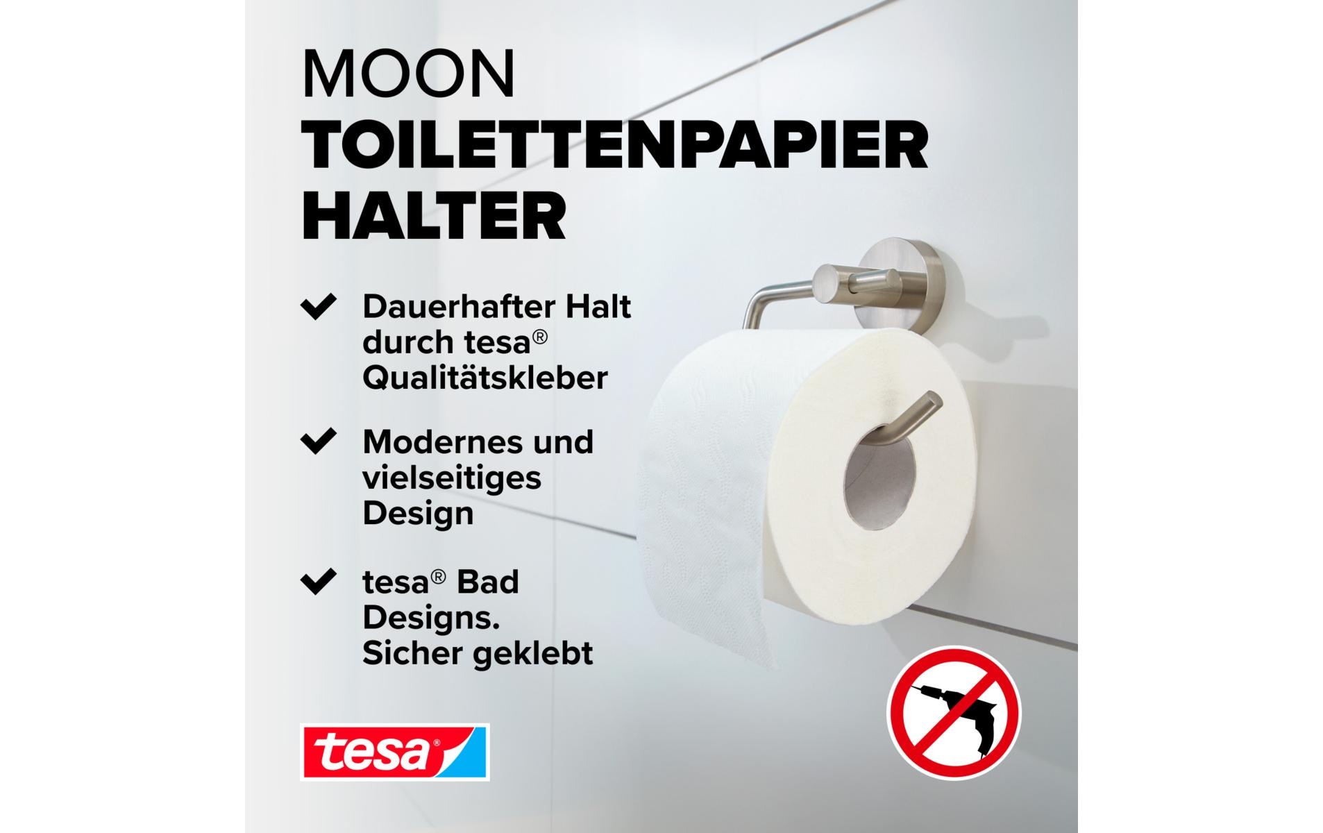 tesa Toilettenpapierhalter »Moon«