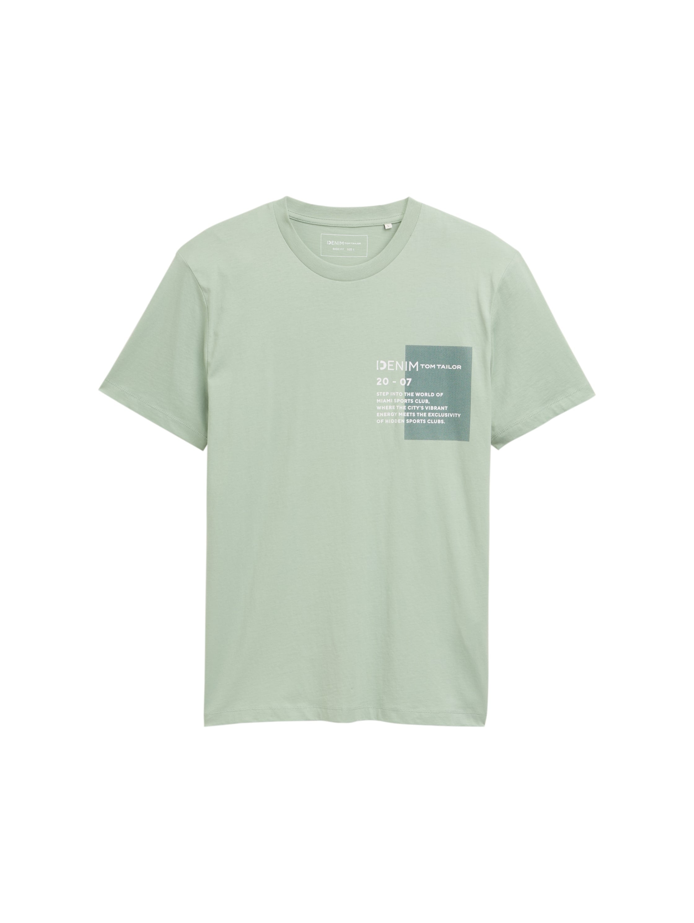 TOM TAILOR Denim T-Shirt, mit verschiedenen Logo Prints