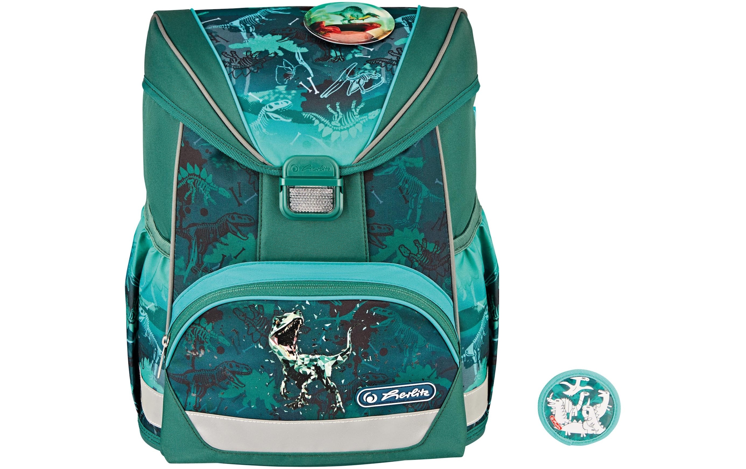 Herlitz Schulranzen »Schulthek UltraLight Plus Green Rex«