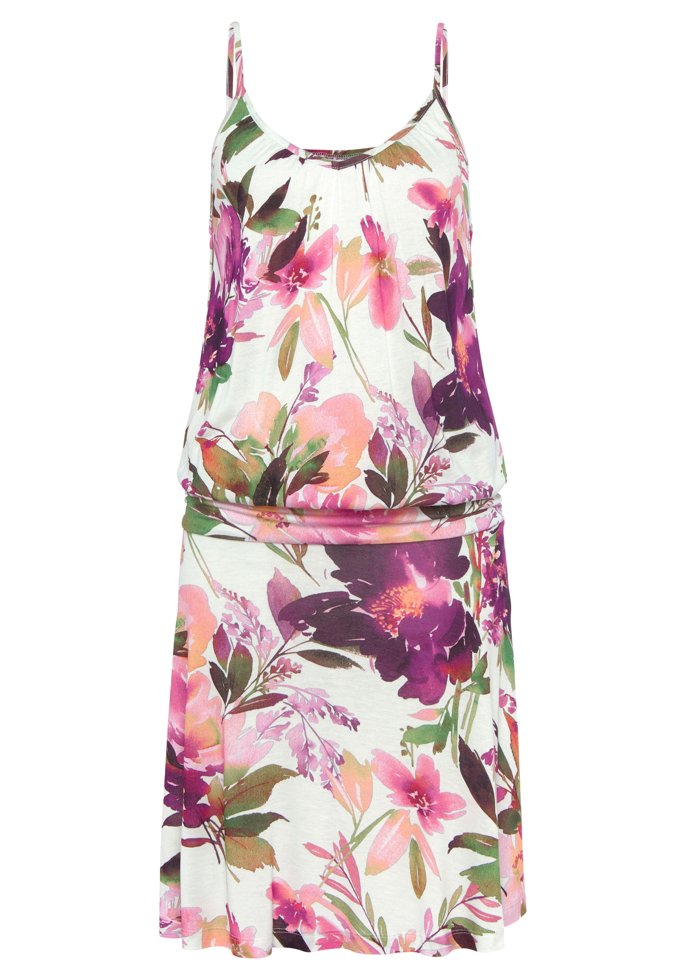 Beachtime Jerseykleid, mit Blumendruck online Jelmoli-Versand kaufen bei Schweiz