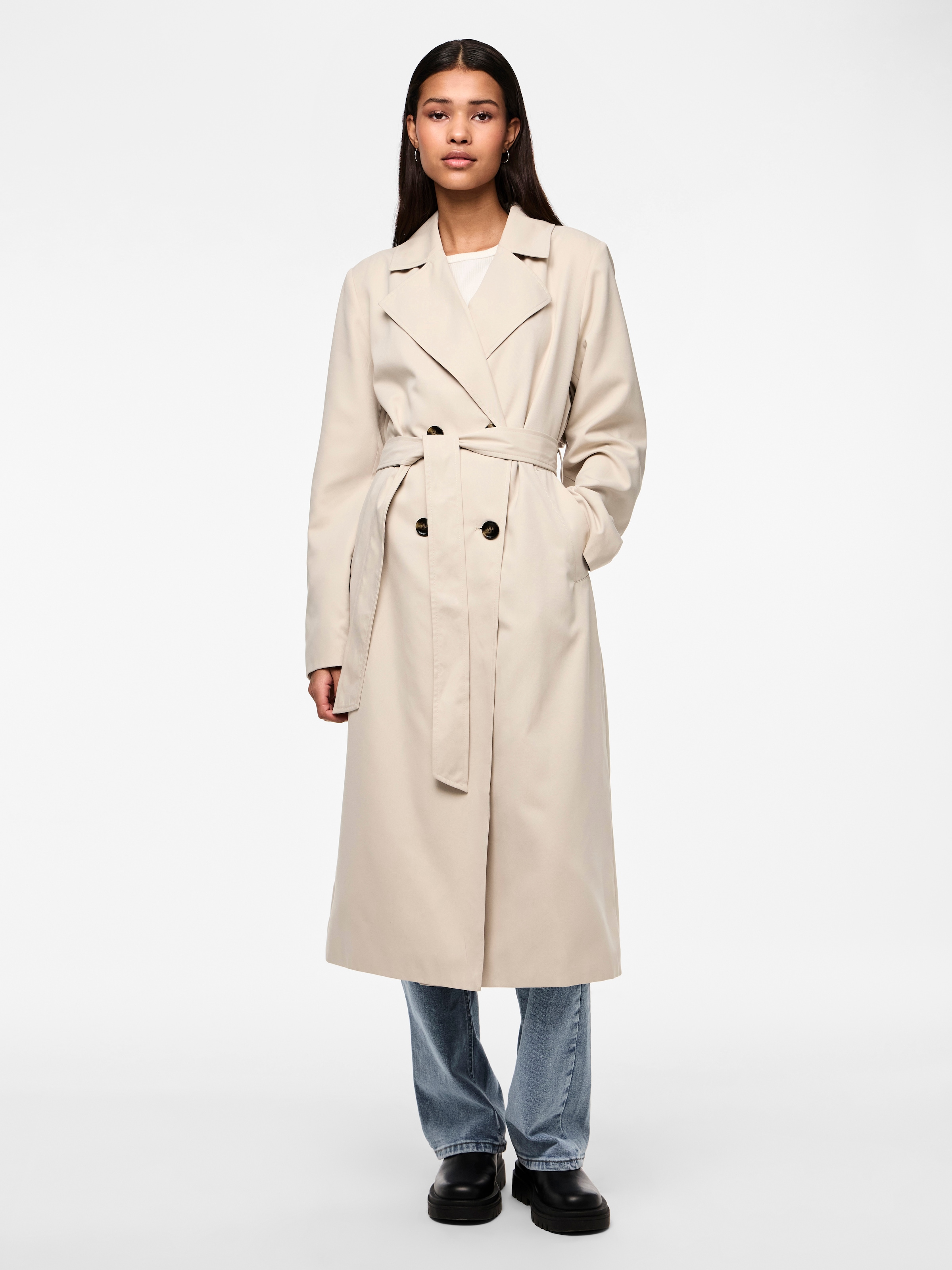 Trenchcoat »PCSCARLETT LS TRENCHCOAT NOOS«