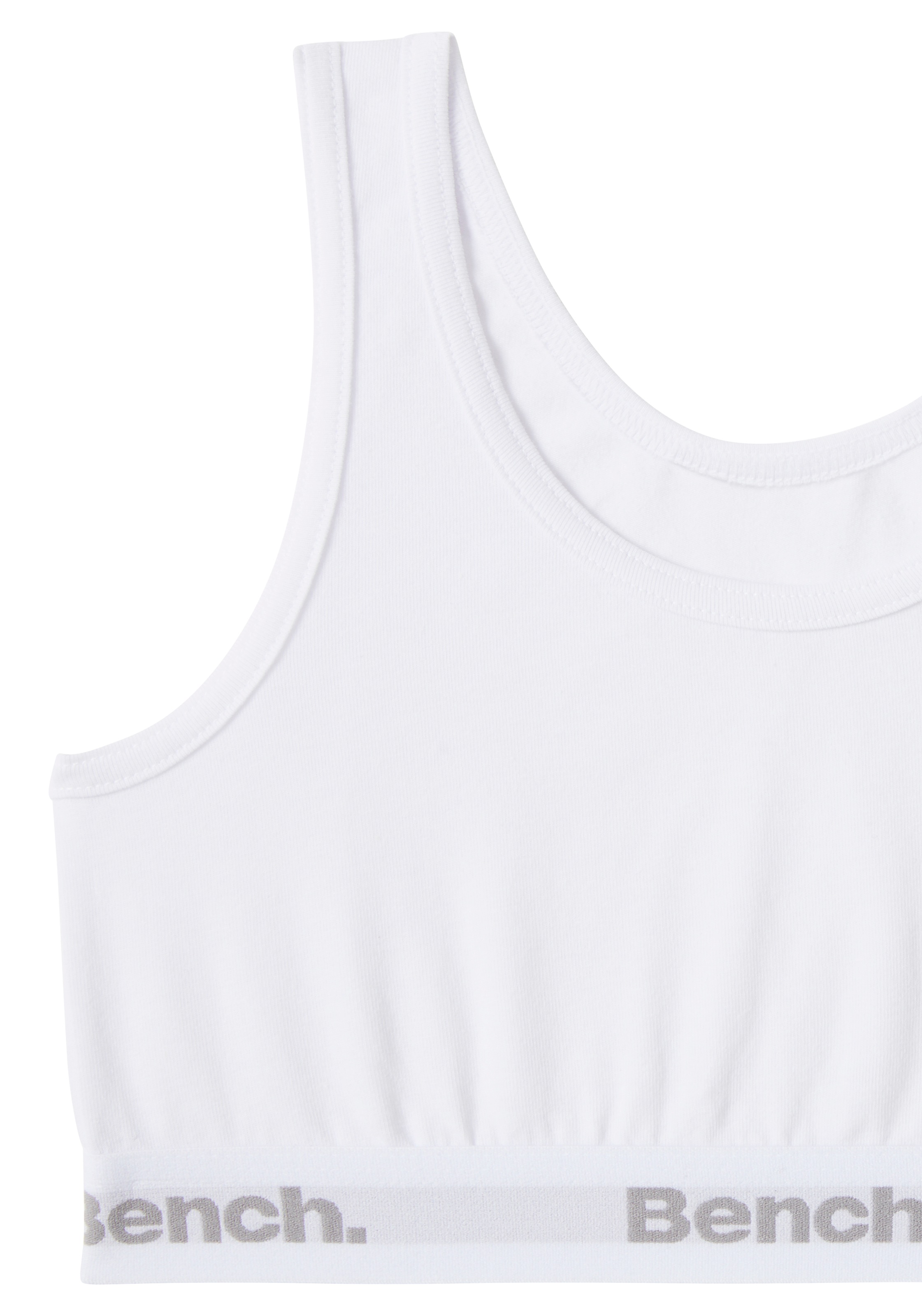 Bench. Bustier, mit Logo-Webbund