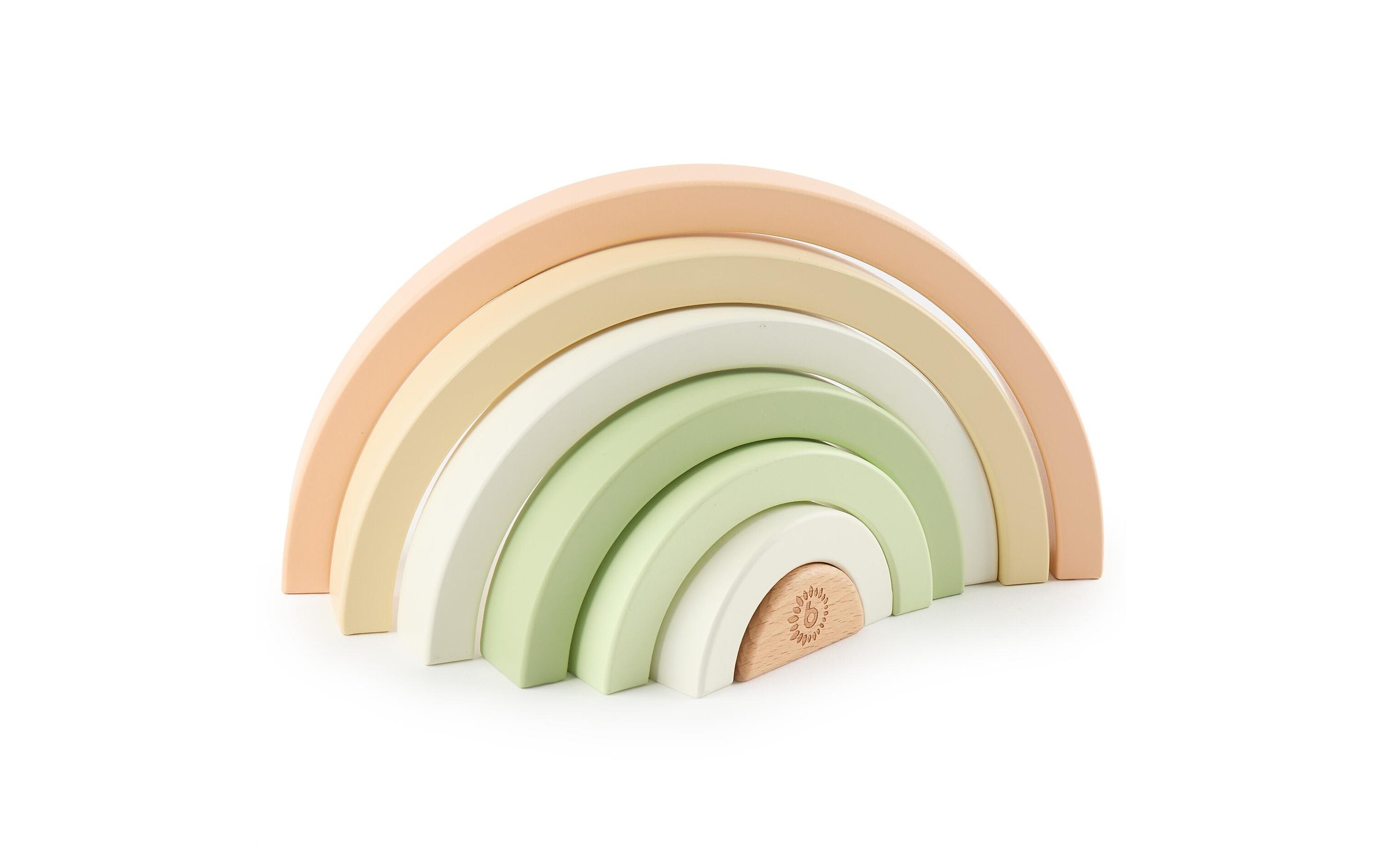 BIECO Stapelspielzeug »Regenbogen Hase Fine 24 cm x 12 cm x 2,5 cm«