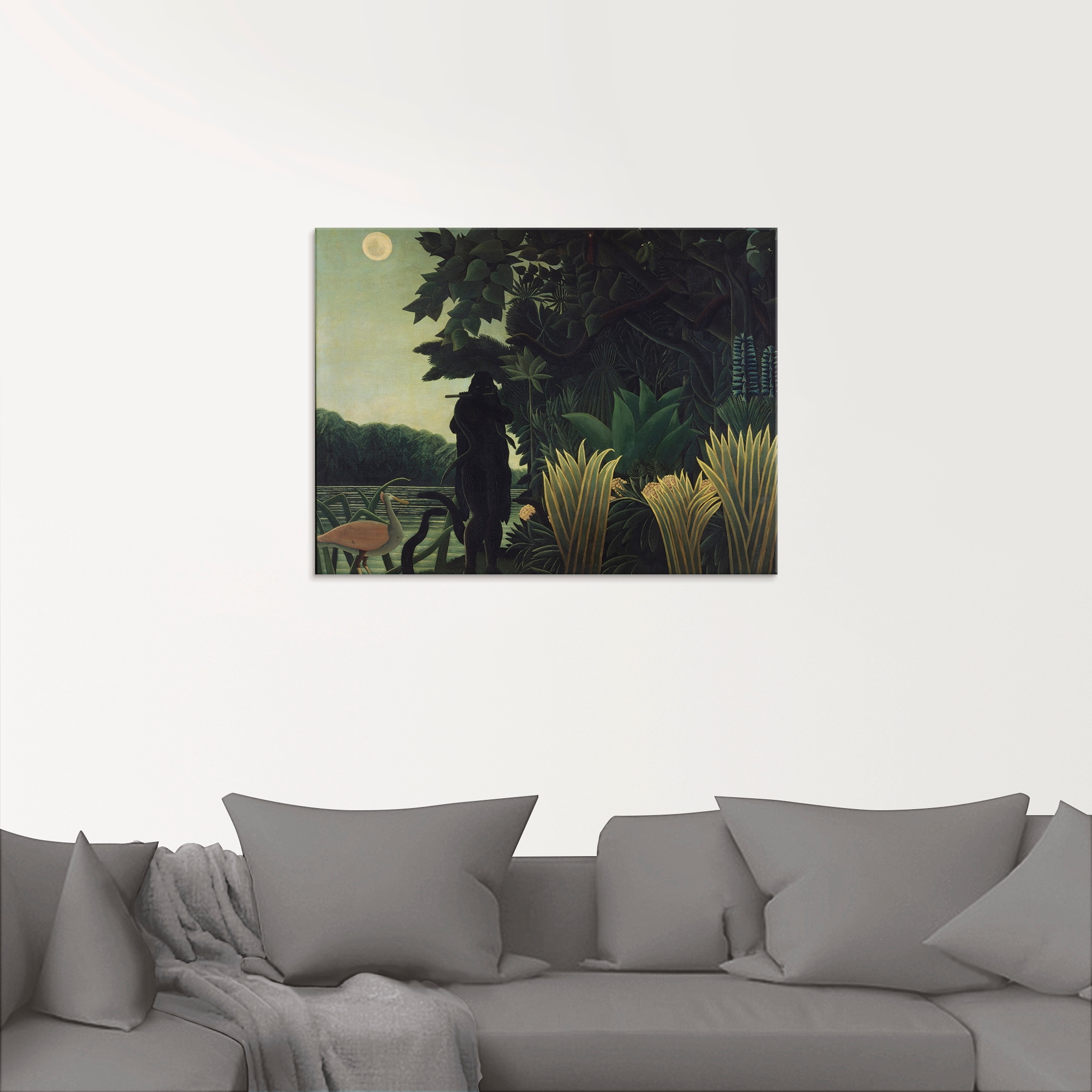 Artland Glasbild »Die Schlangenbeschwörerin. 1907«, Wald, (1 St.), in verschiedenen Grössen