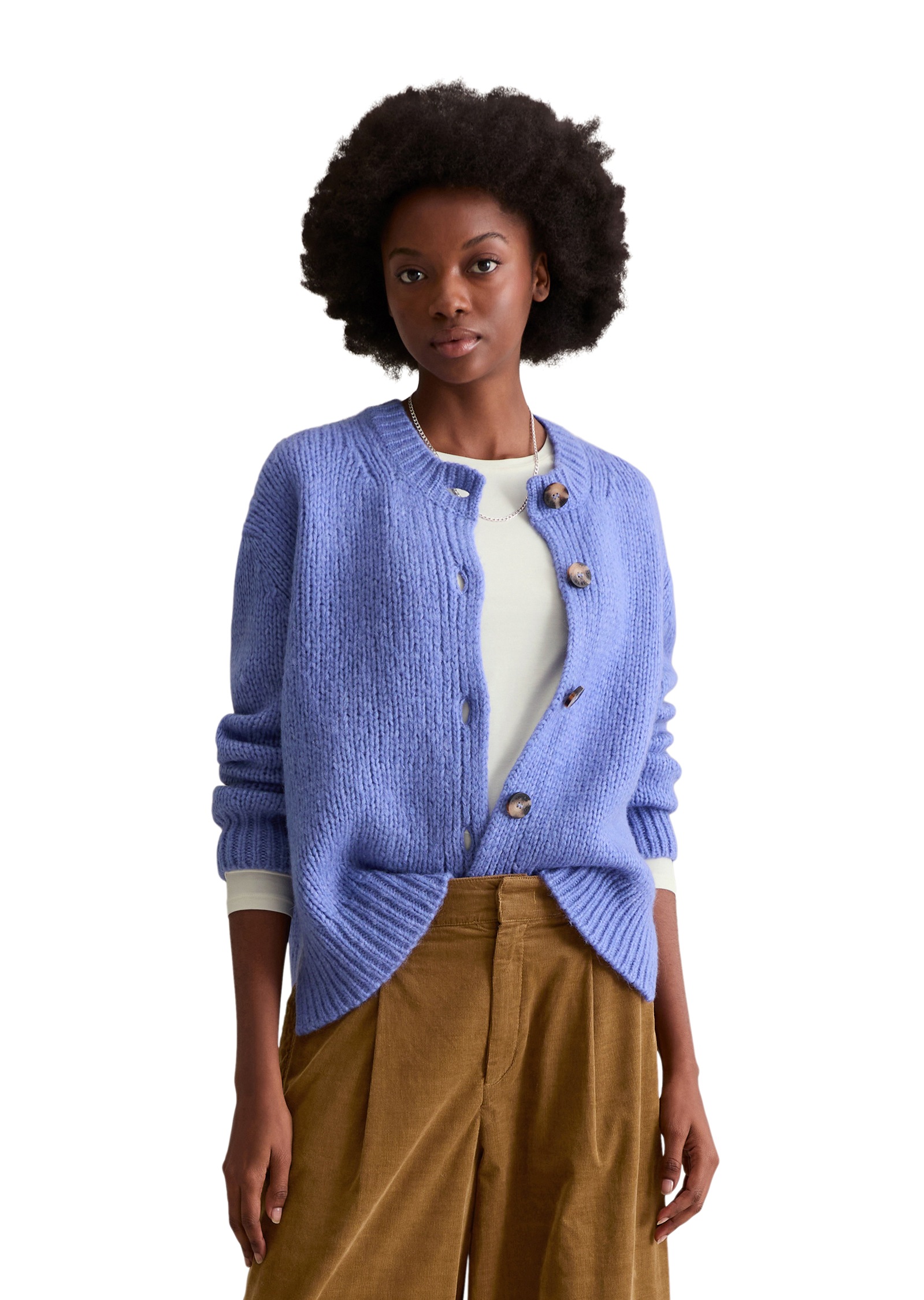 Marc O'Polo DENIM Cardigan »relaxed« aus kuschligem Schurwolle-Alpakawolle-Mix