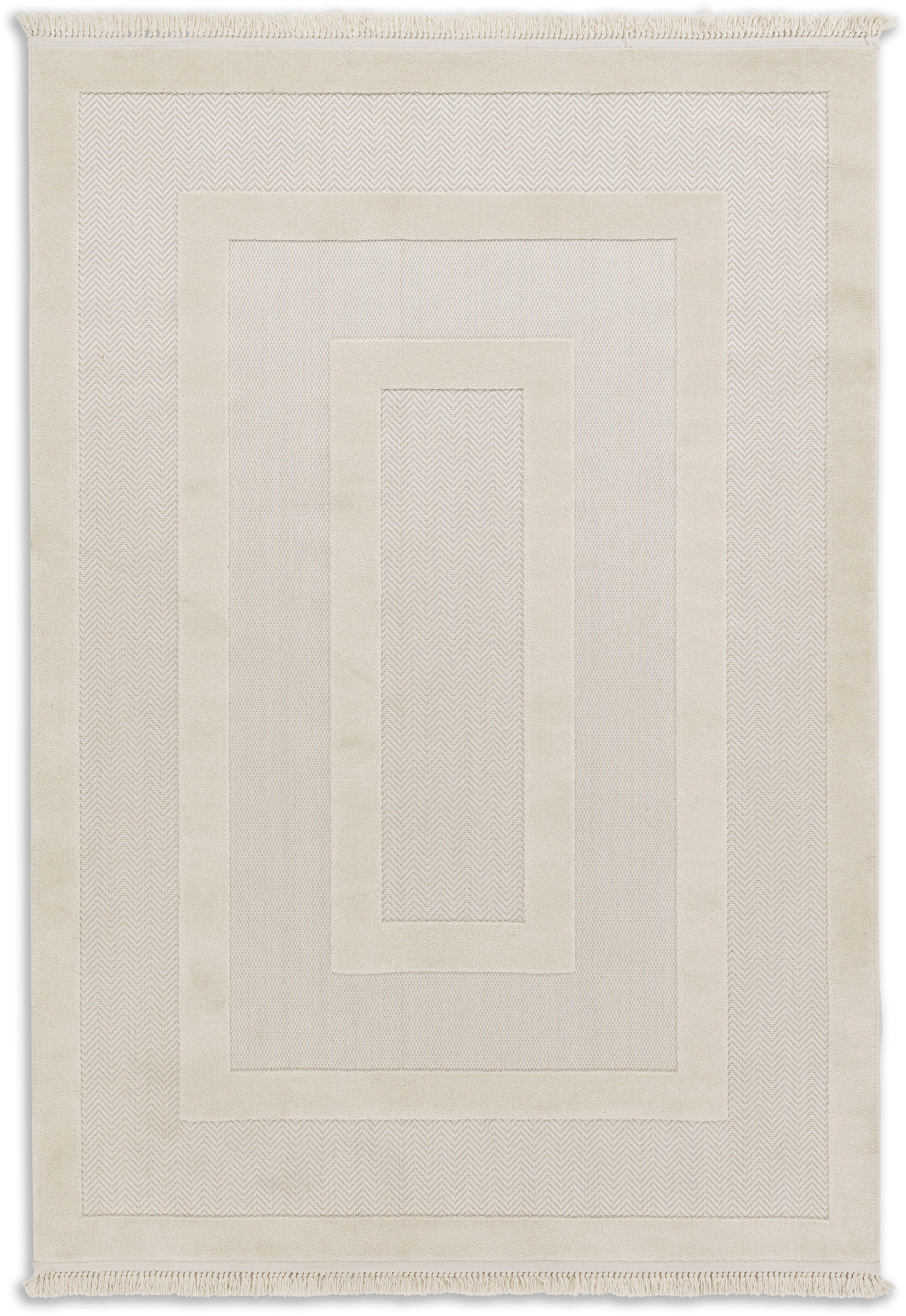 SCHÖNER WOHNEN-Kollektion Teppich »Summer 6352«, rechteckig, 6 mm Höhe, Hoch Tief Struktur, Robuster Teppich, Terasse, Balkon