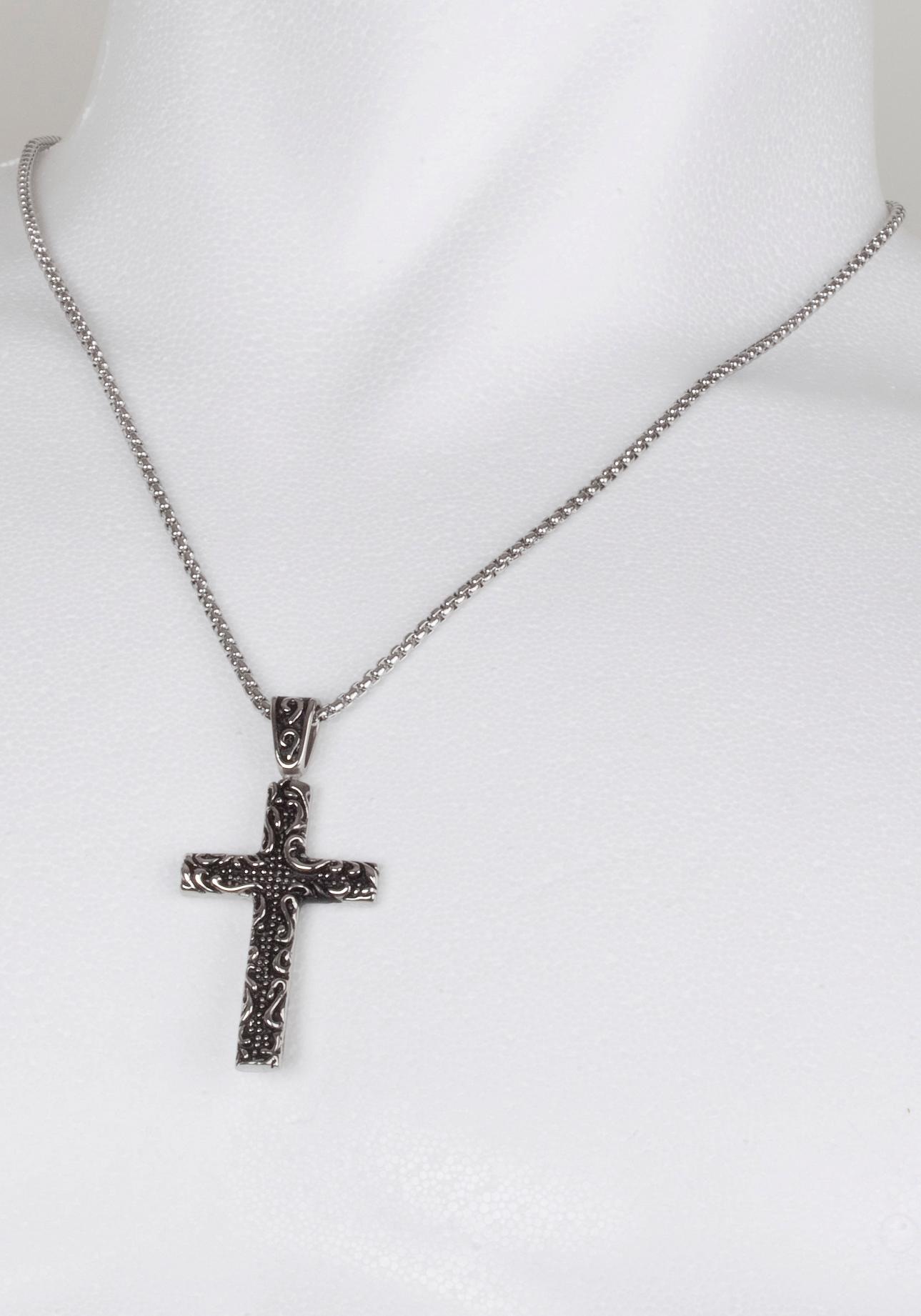 J Jayz Kette Mit Anhanger Kreuz Im Dekorativen Design Online Kaufen Jelmoli Versand