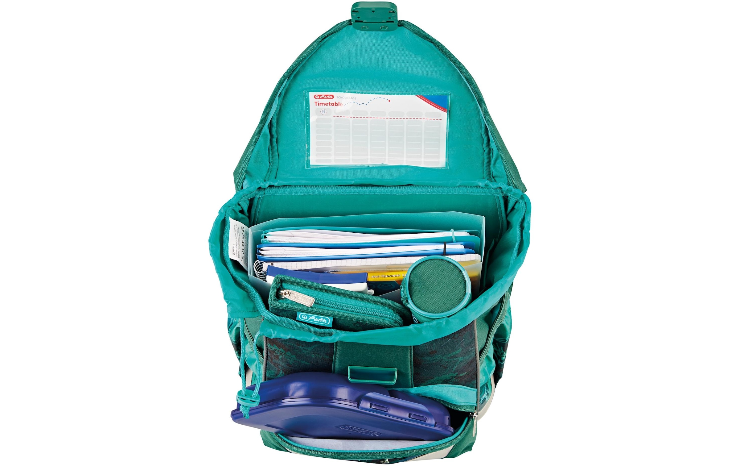 Herlitz Schulranzen »Schulthek UltraLight Plus Green Rex«