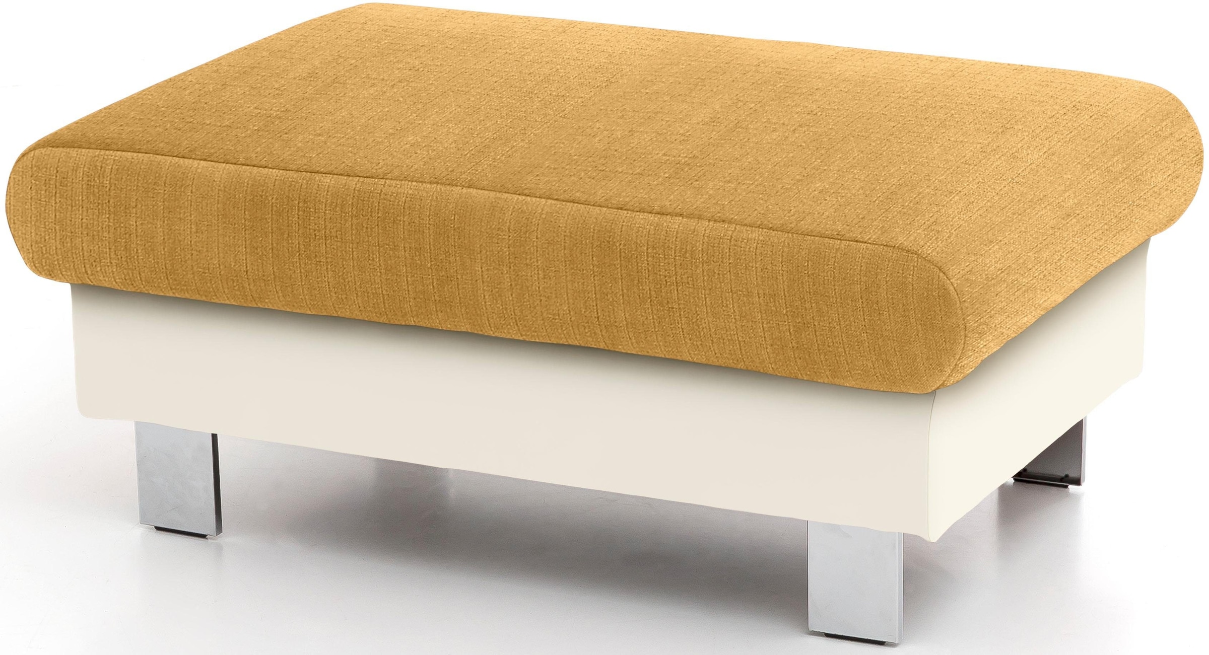 COTTA Polstergarnitur »Komaris«, (Set), Set bestehend aus: 3-Sitzer mit Kopfteilverstellung & Hocker