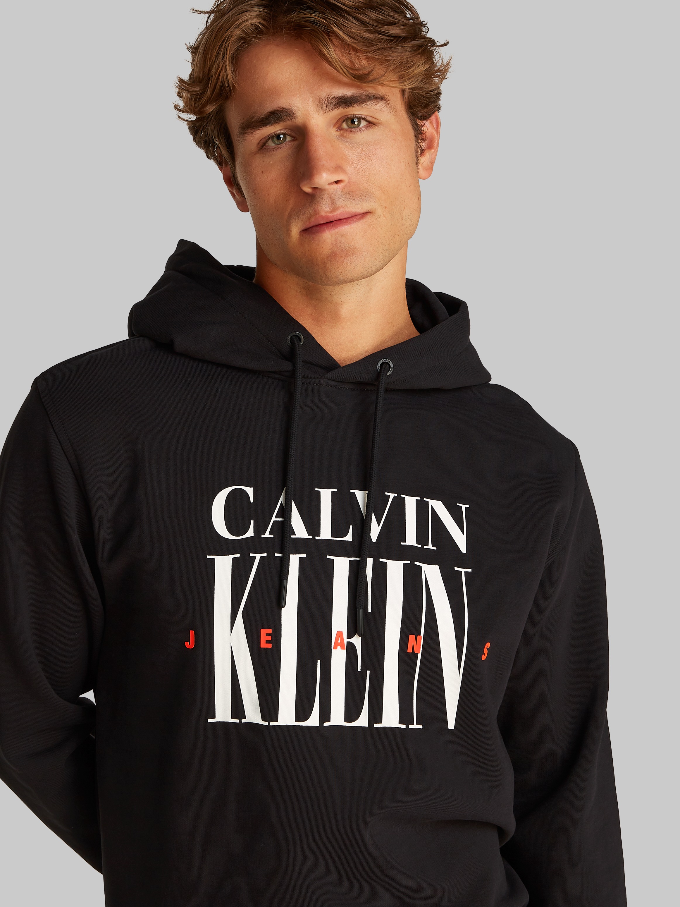Calvin Klein Jeans Hoodie »SERIF FONT GRAPHIC HOODIE«, mit grossem Logodruck