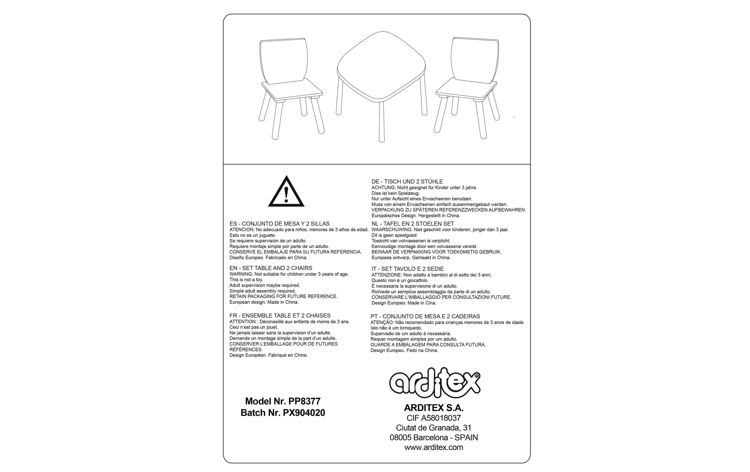 Kindersitzgruppe »Arditex Disney«