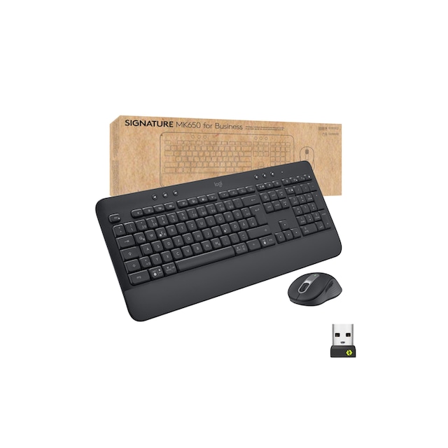 ➥ Logitech Tastatur- und Maus-Set »Logitech MK650 for Business graphite«  gleich bestellen | Jelmoli-Versand