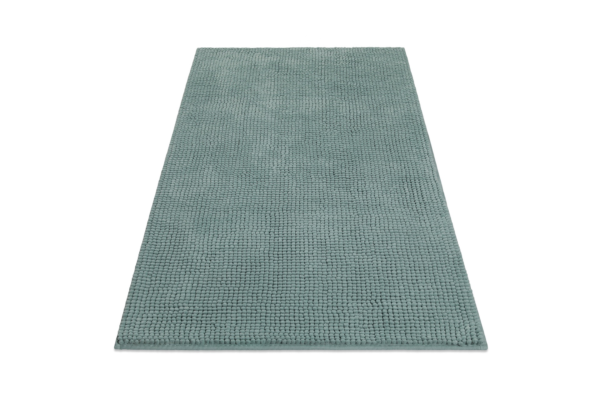 Wecon home Basics Badematte "Balu, Badezimmer Teppich, Badvorleger" Höhe 14 mm rutschhemmend beschichtet fußbodenheizungsgeeignet Chenille, waschbar, rutschfest, schnell trocknend, weich, Badteppich