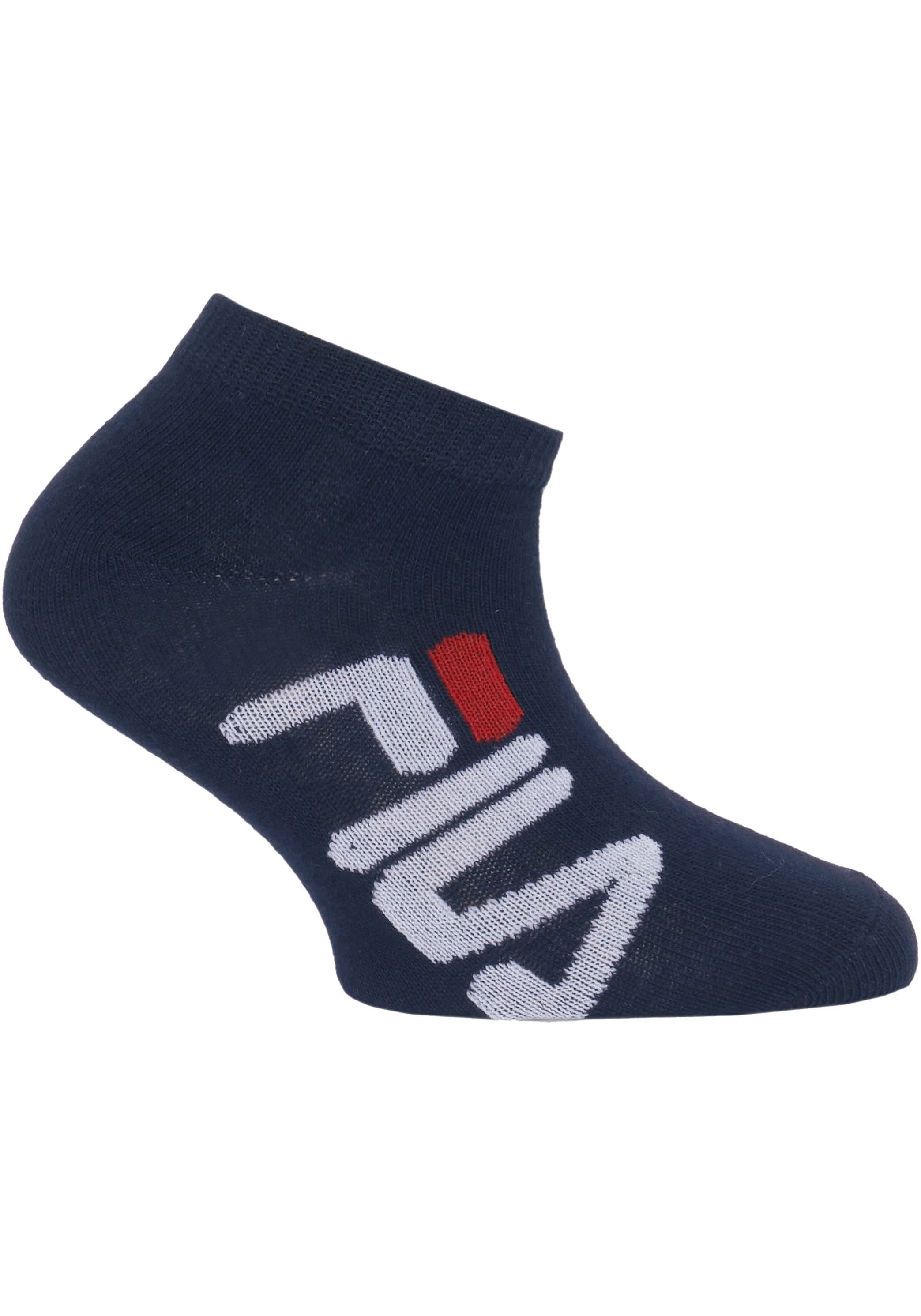 Fila Sneakersocken, (6er Pack), mit Logoschriftzug seitlich