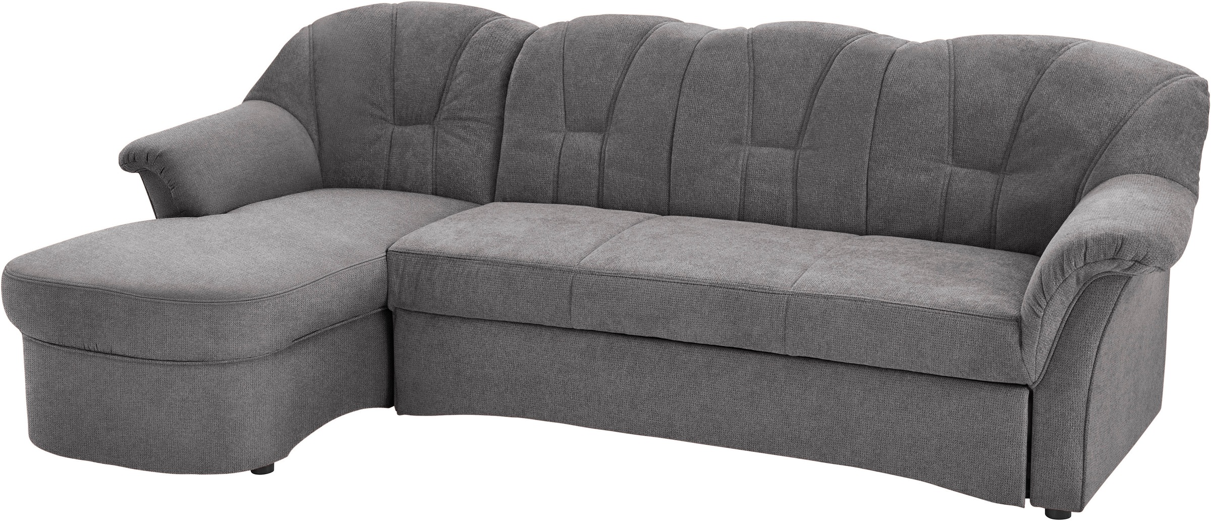DOMO collection Ecksofa Papenburg L-Form, in grosser Farbvielfalt, wahlweise mit Bettfunktion