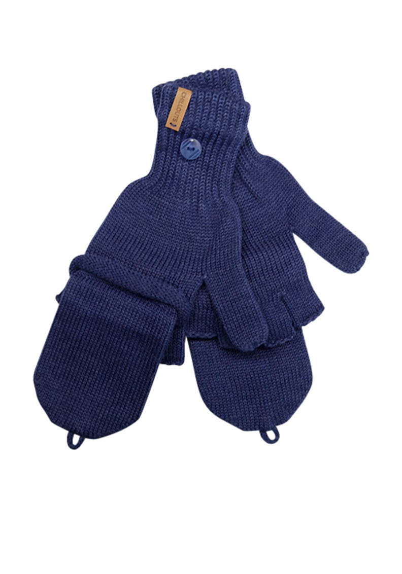 chillouts Strickhandschuhe »Thilo Glove«, wird durch die Klappe zu Fäustlingen, Daumen geschlossen