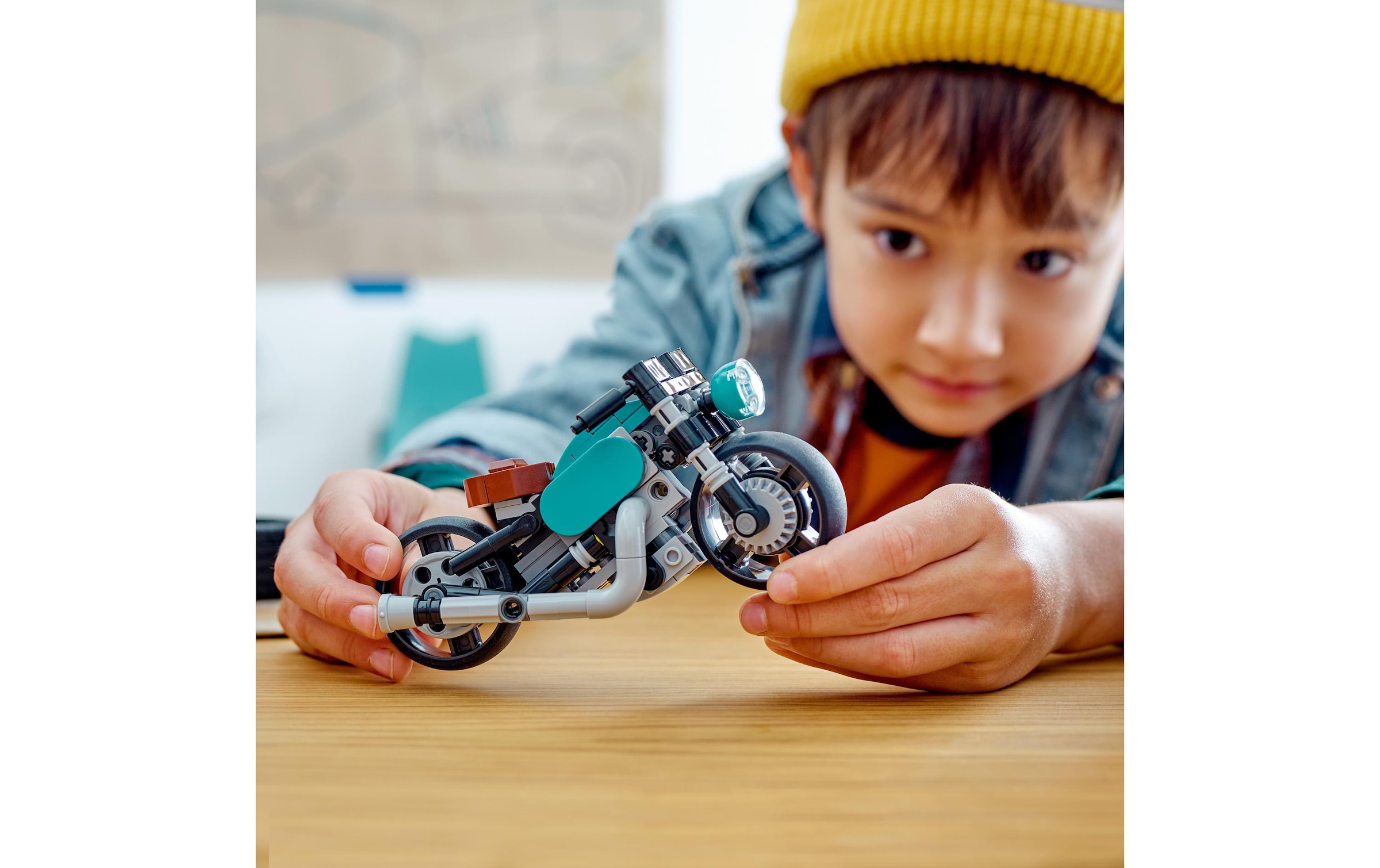 LEGO® Konstruktionsspielsteine »Motorrad«