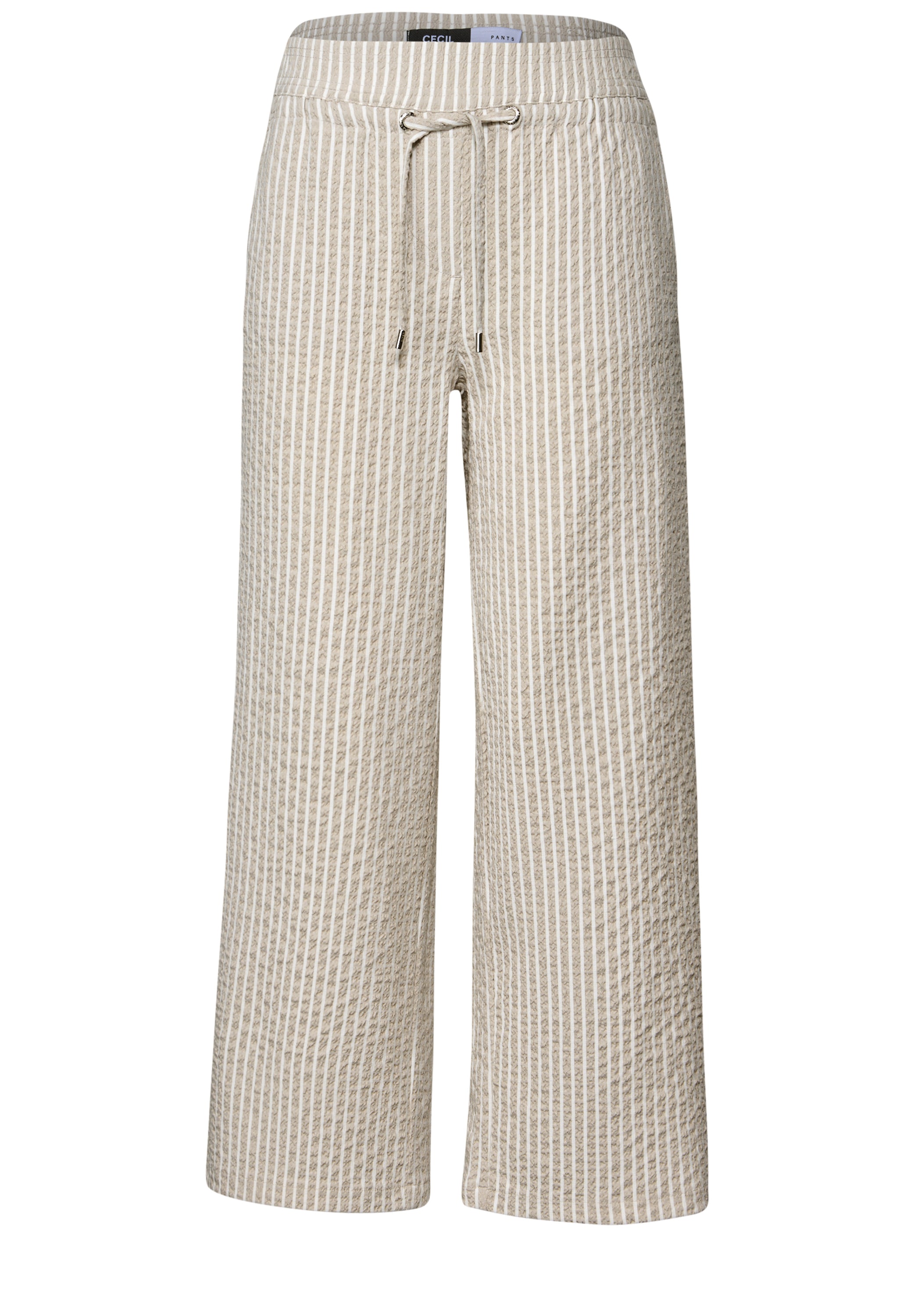 Cecil Stoffhose »Style Neele«, mit Streifen-Muster, Seersucker-Style