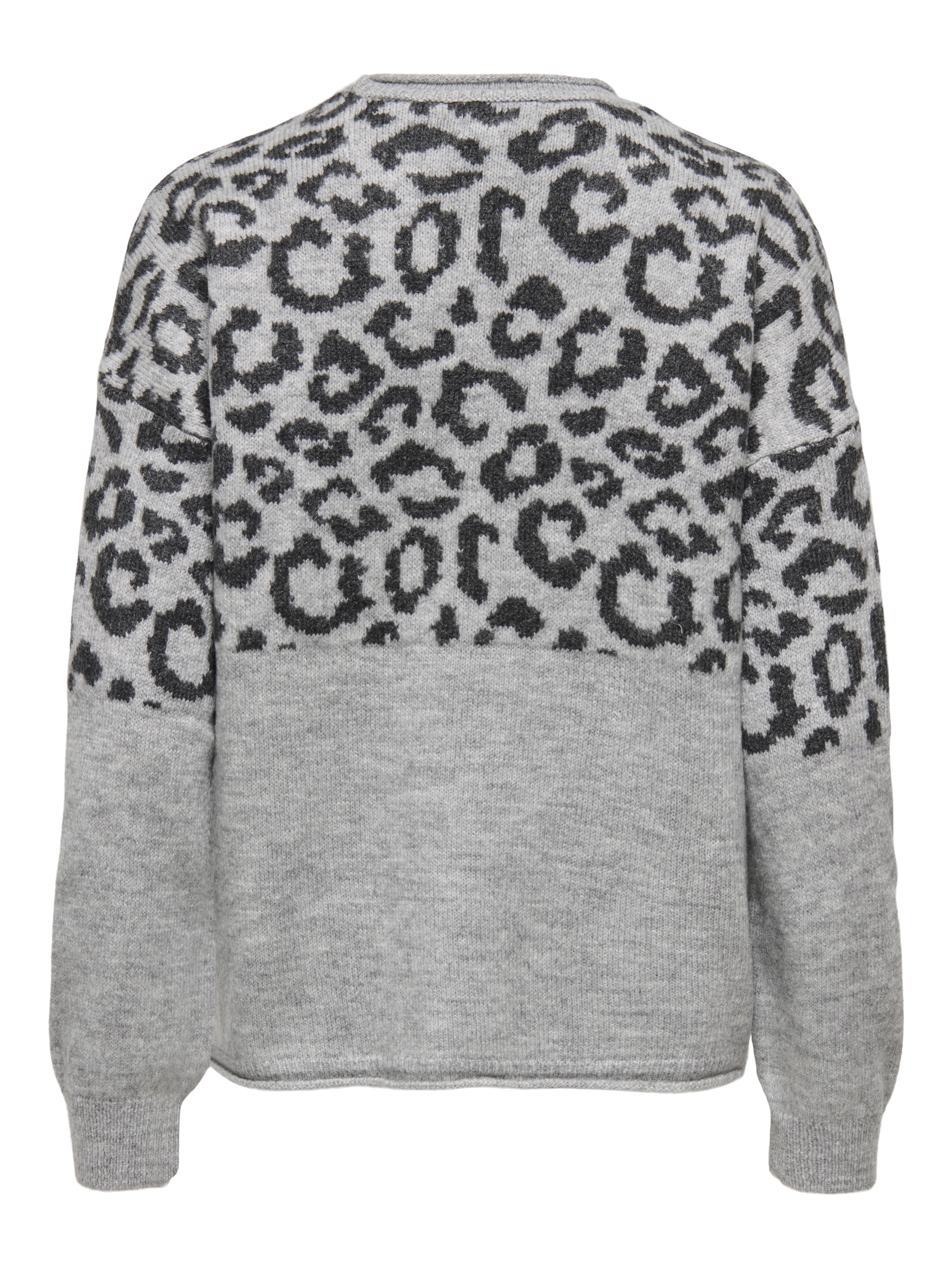 ONLY Rundhalspullover »ONLJADE ANIMAL LS O-NECK NOOS KNT«